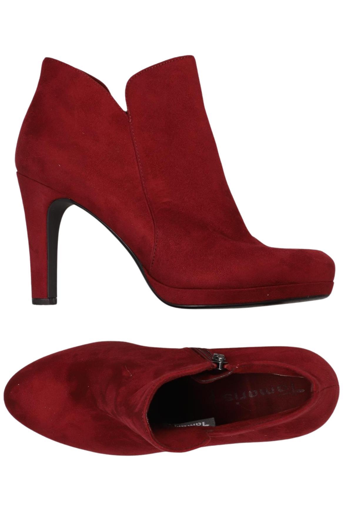 

Tamaris Damen Stiefelette, rot, Gr. 39