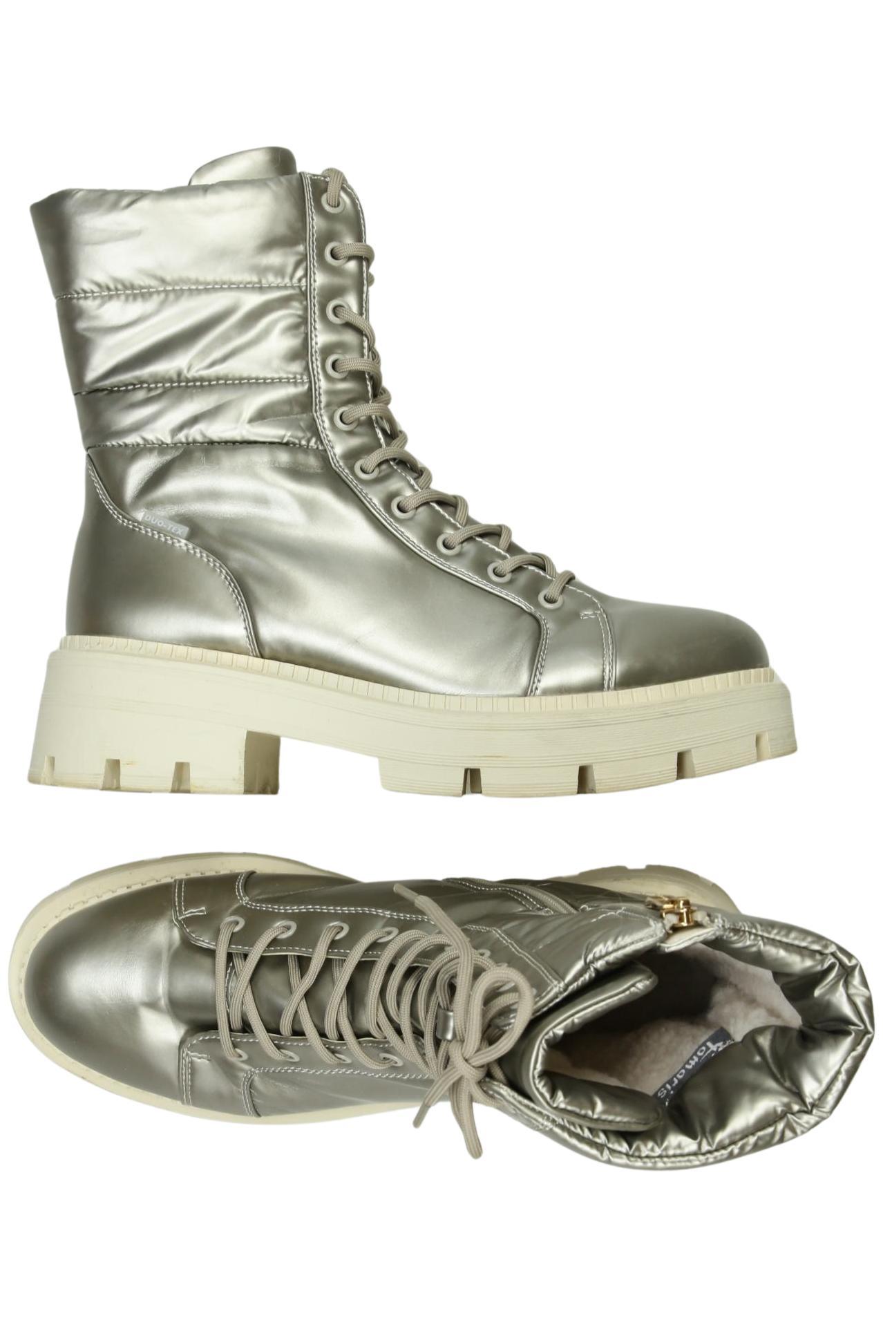 

Tamaris Damen Stiefelette, silber, Gr. 41