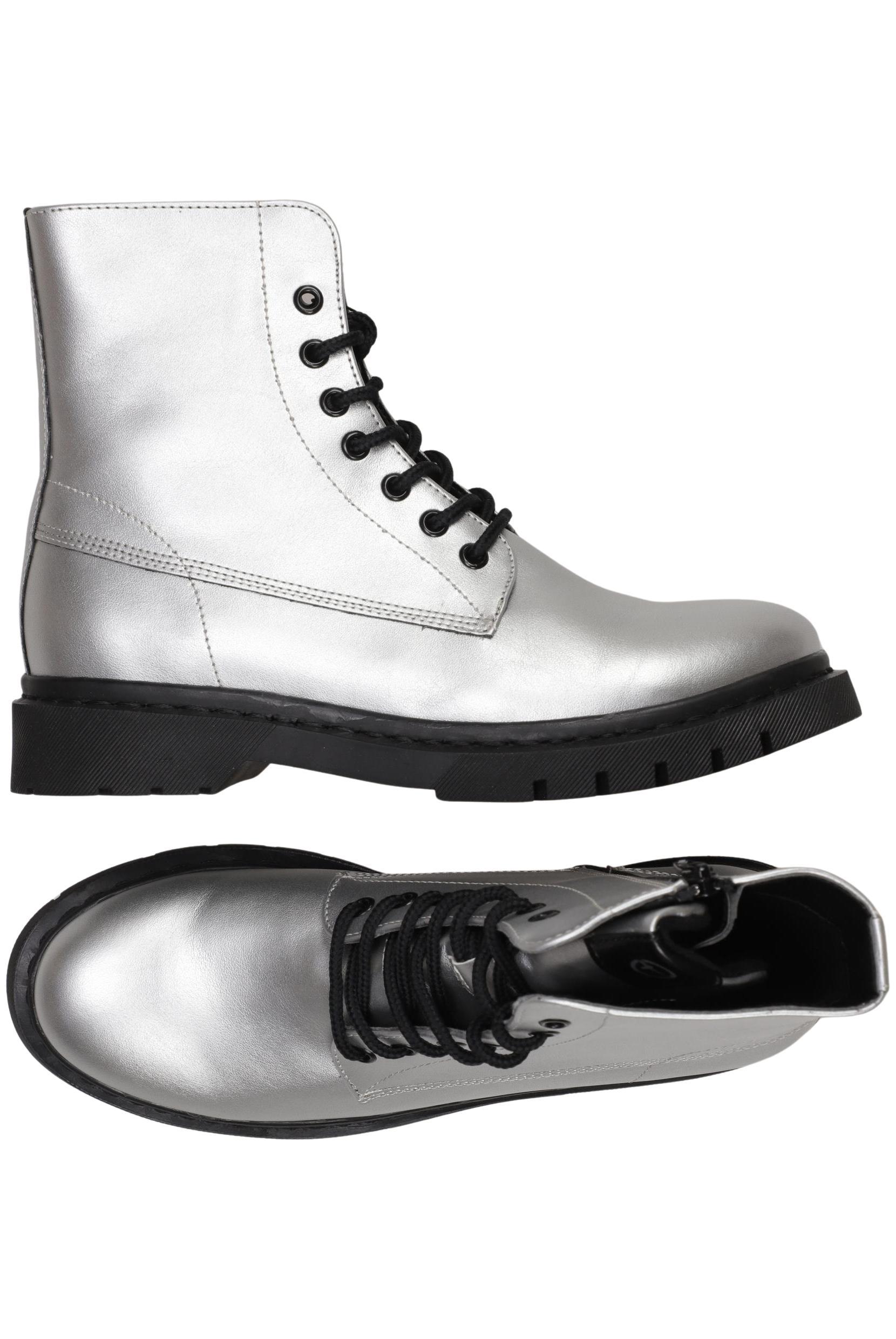 

Tamaris Damen Stiefelette, silber, Gr. 39