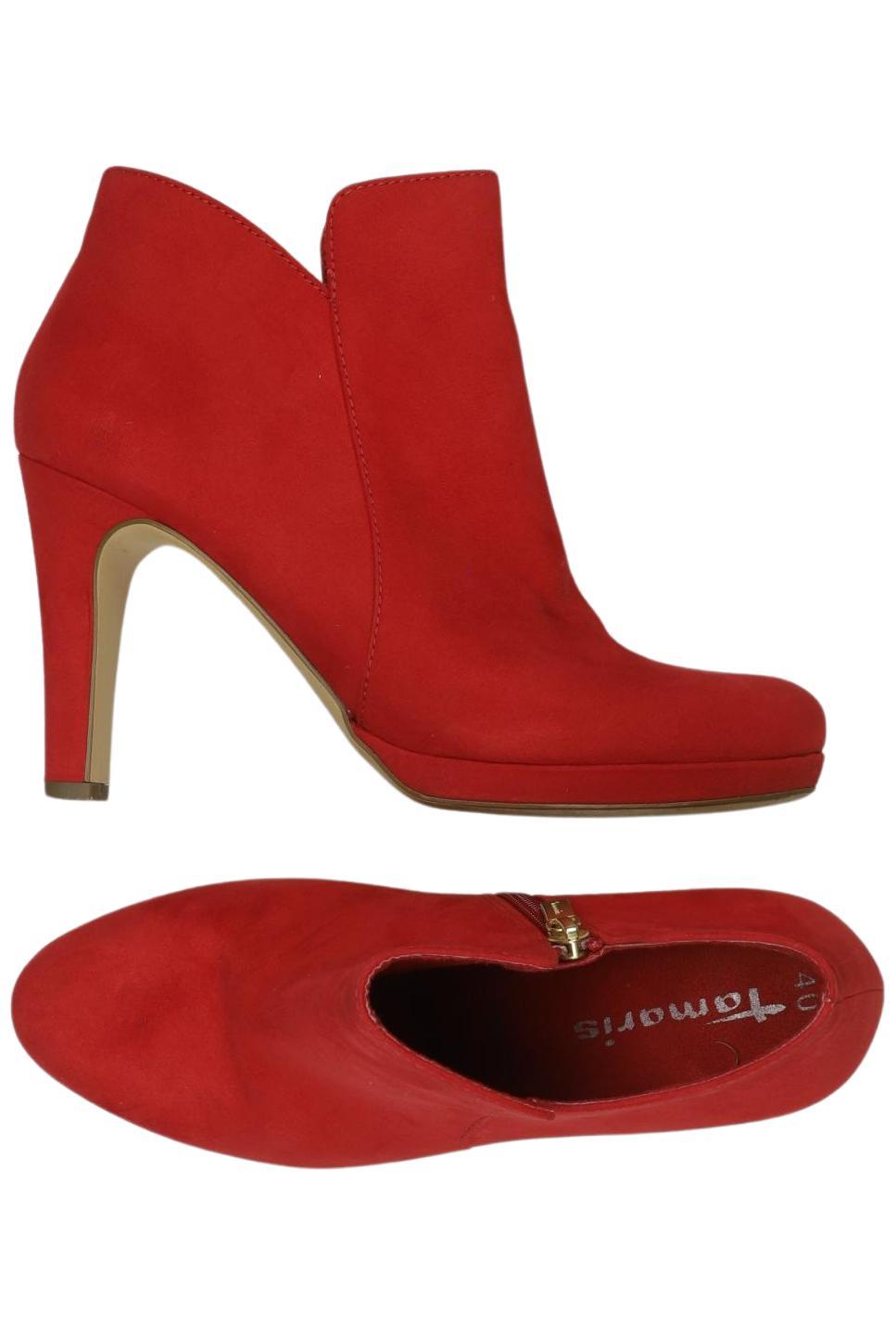 

Tamaris Damen Stiefelette, rot, Gr. 40