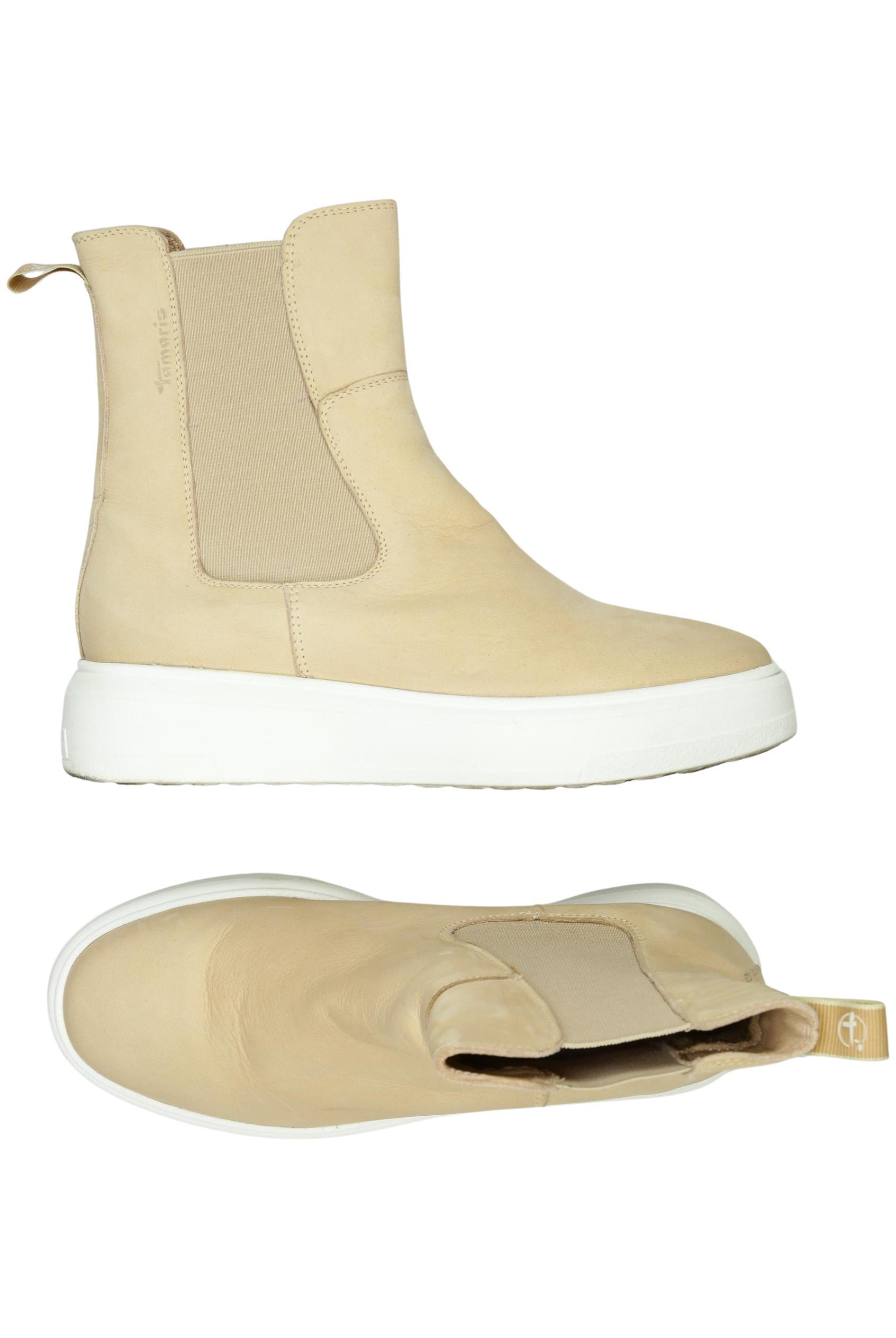 

Tamaris Damen Stiefelette, beige, Gr. 38