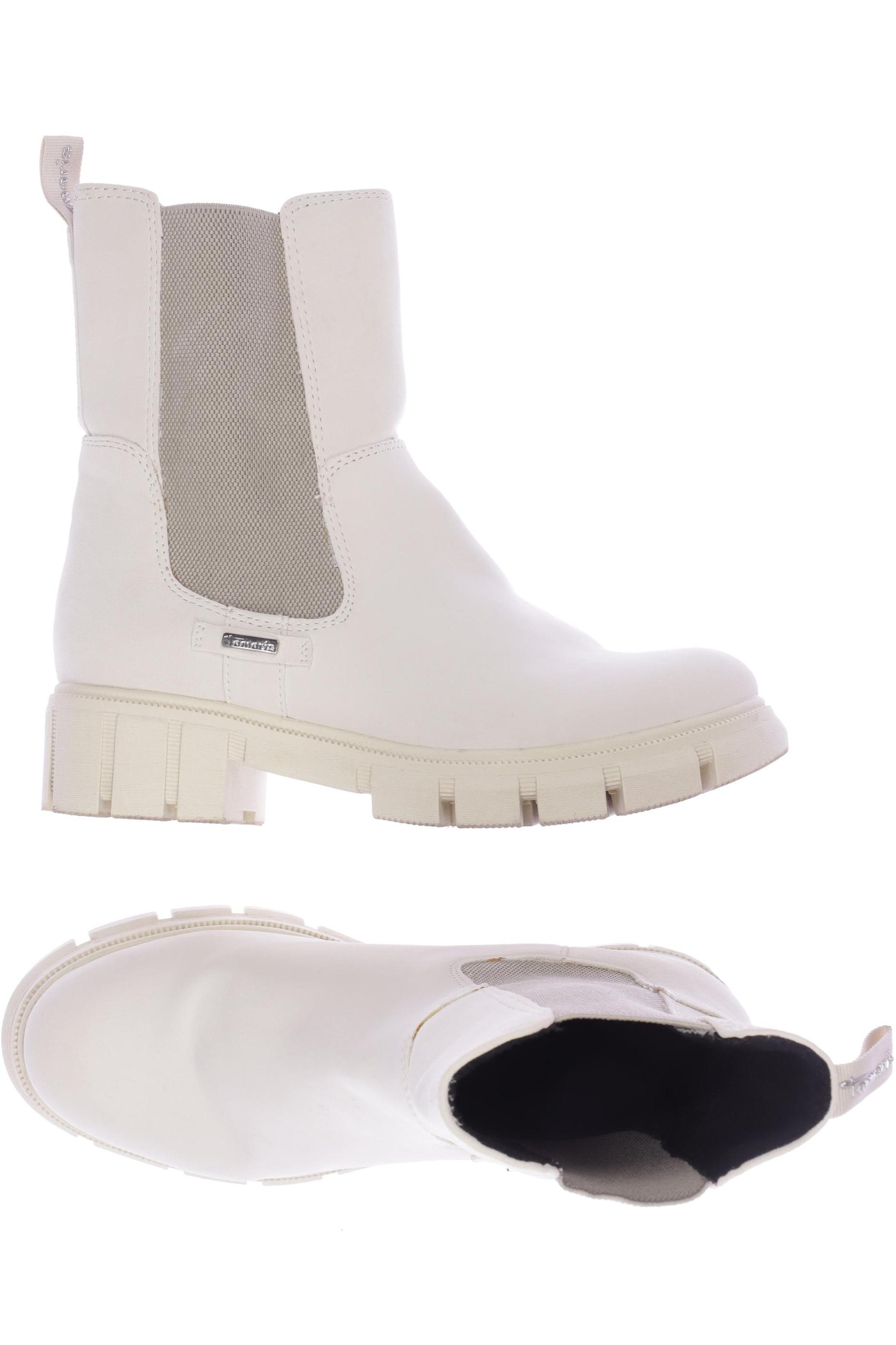 

Tamaris Damen Stiefelette, weiß, Gr. 38