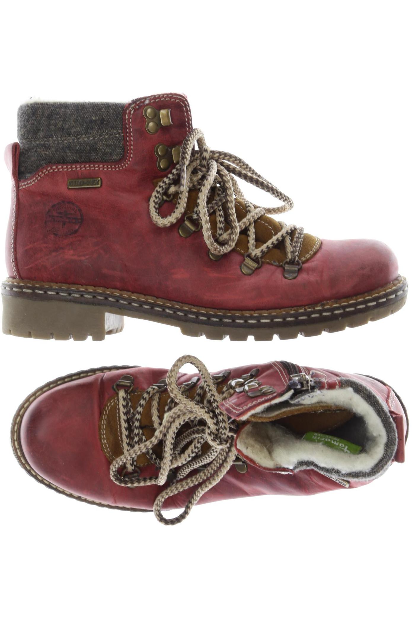 

Tamaris Damen Stiefelette, bordeaux, Gr. 38