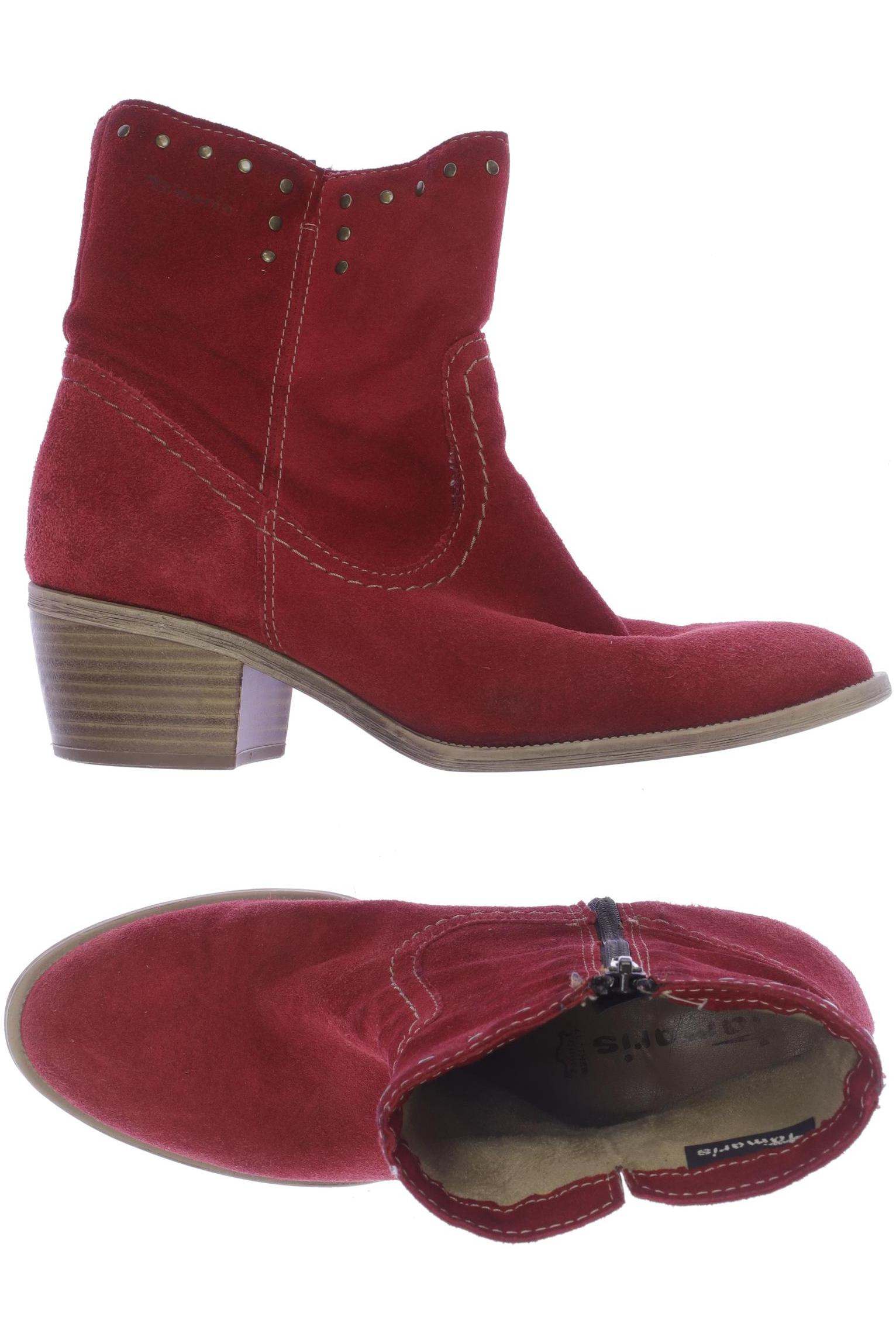 

Tamaris Damen Stiefelette, rot, Gr. 40