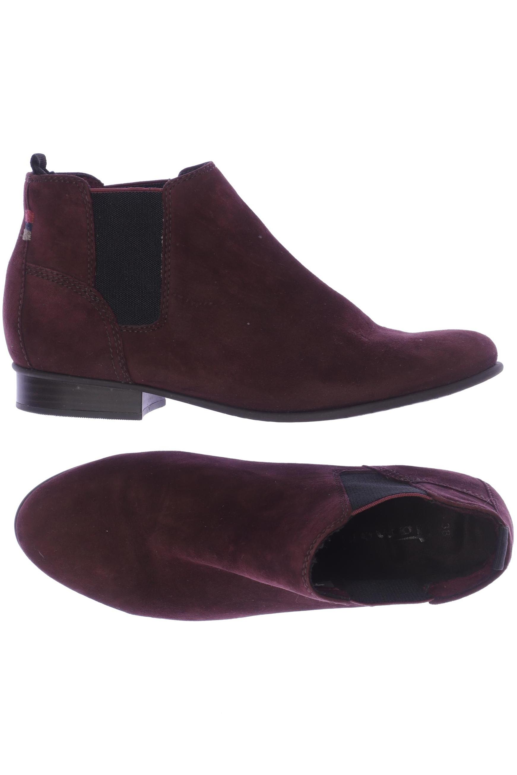 

Tamaris Damen Stiefelette, bordeaux, Gr. 38