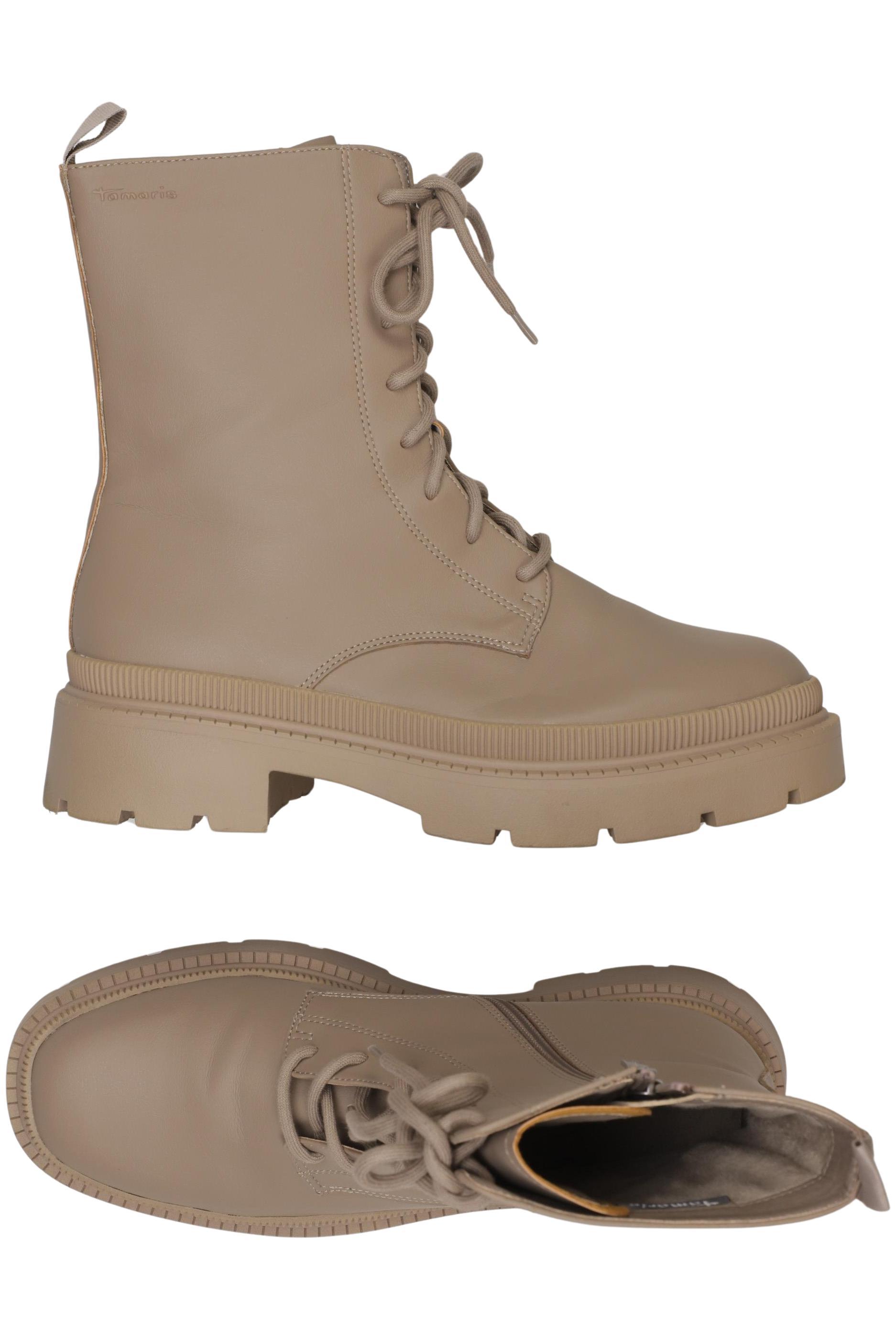 

Tamaris Damen Stiefelette, beige, Gr. 40