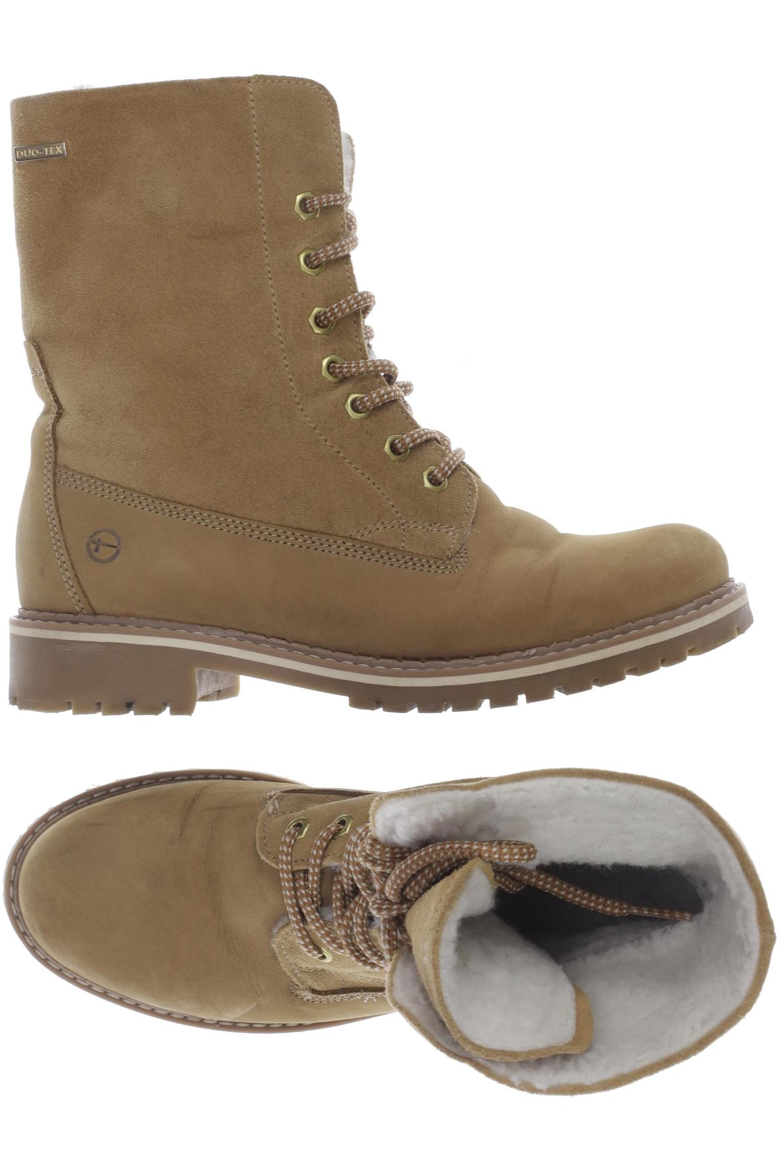 

Tamaris Damen Stiefelette, beige, Gr. 39