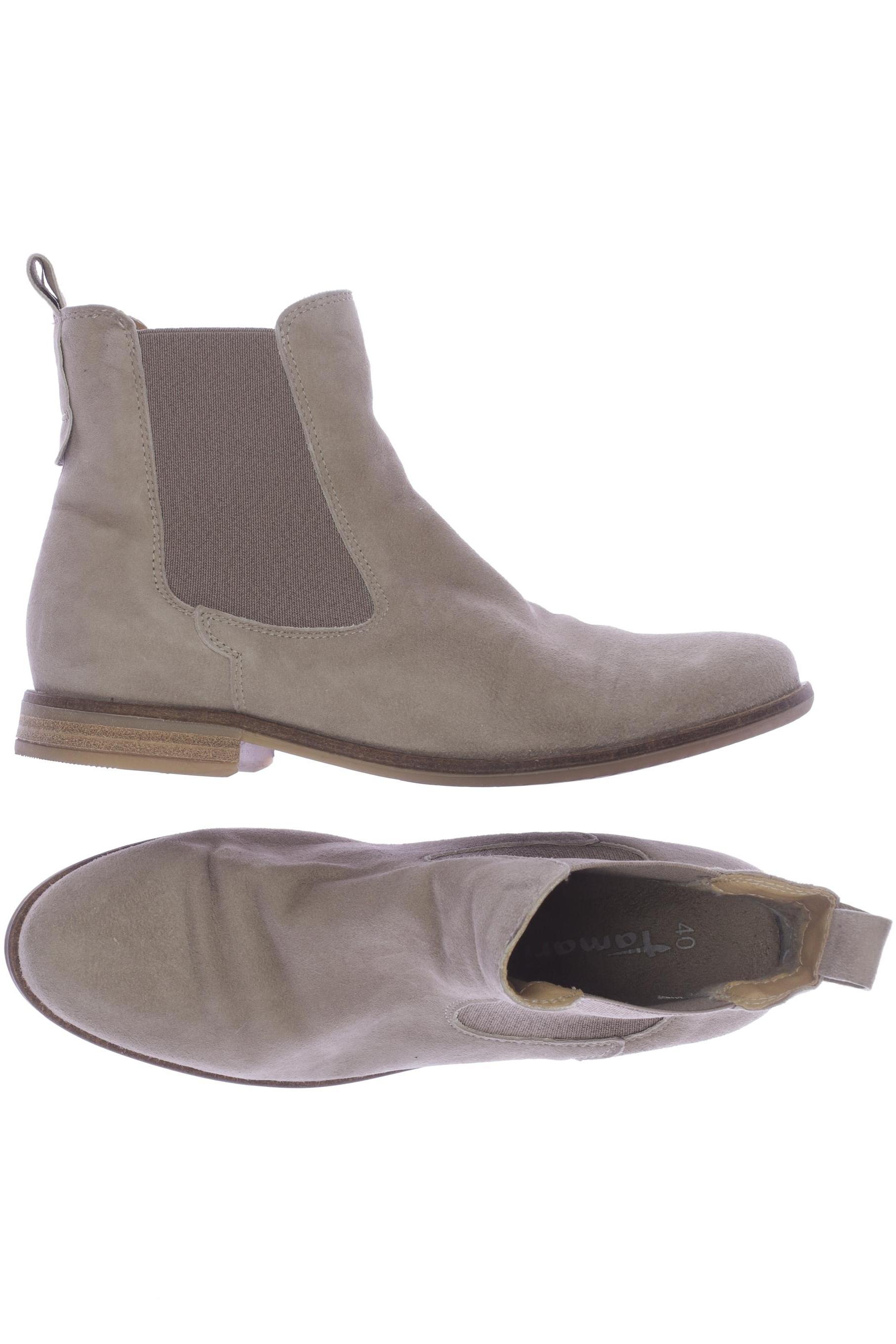 

Tamaris Damen Stiefelette, beige, Gr. 40