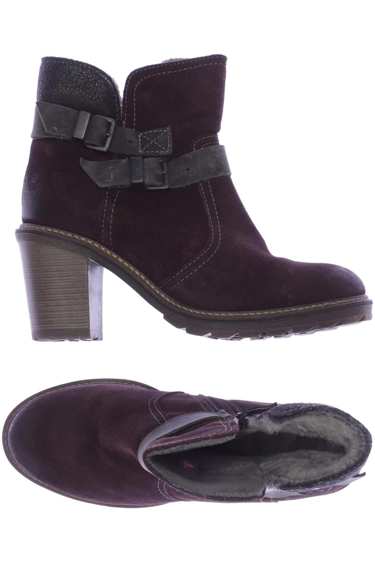 

Tamaris Damen Stiefelette, bordeaux, Gr. 40