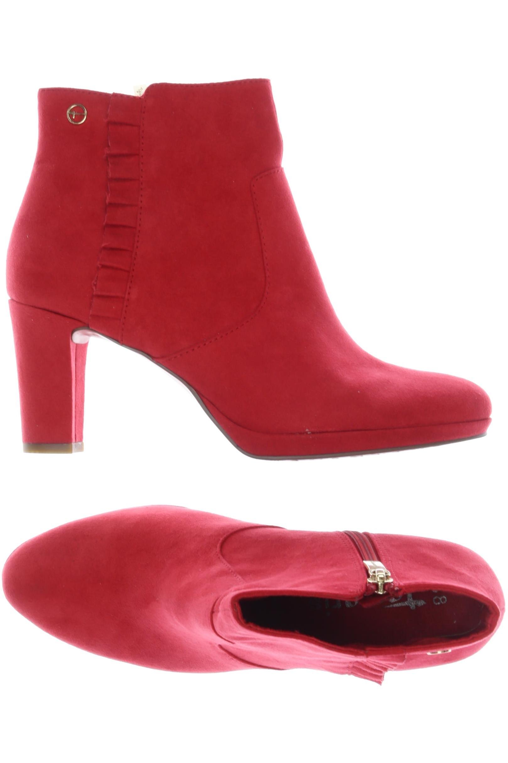 

Tamaris Damen Stiefelette, rot, Gr. 38