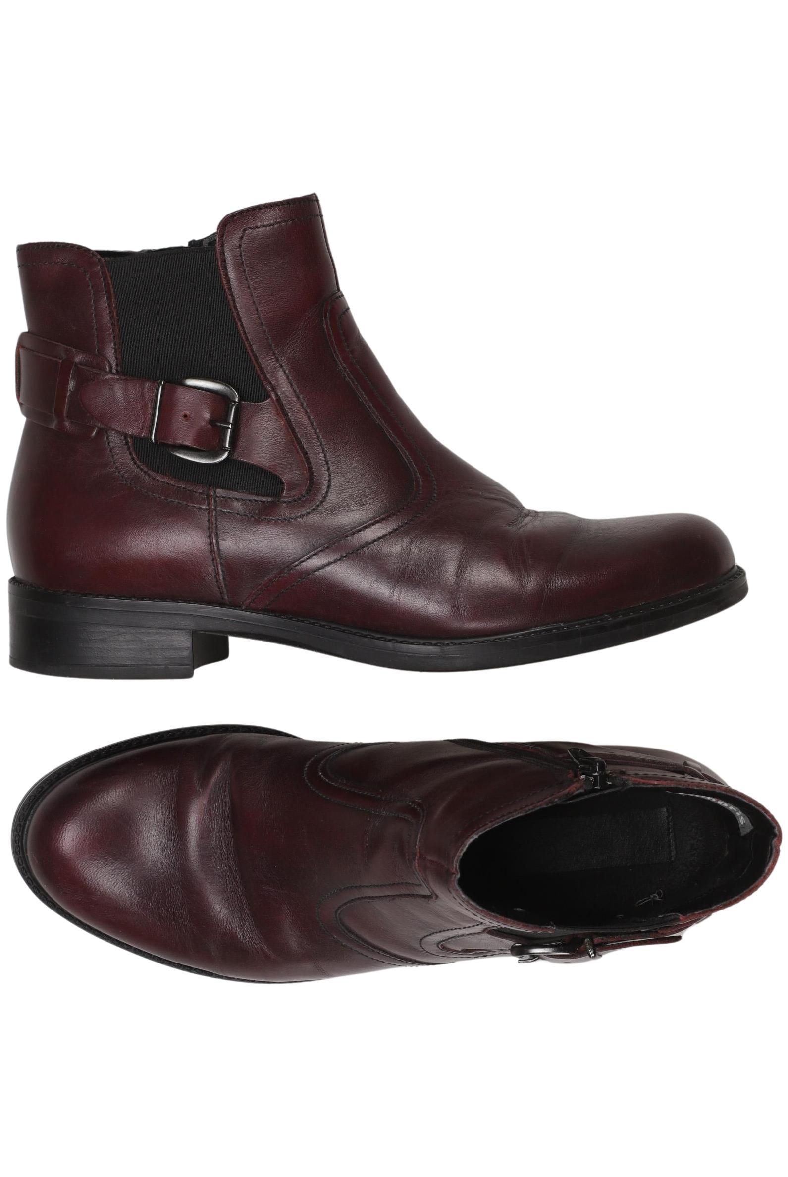 

Tamaris Damen Stiefelette, bordeaux, Gr. 38
