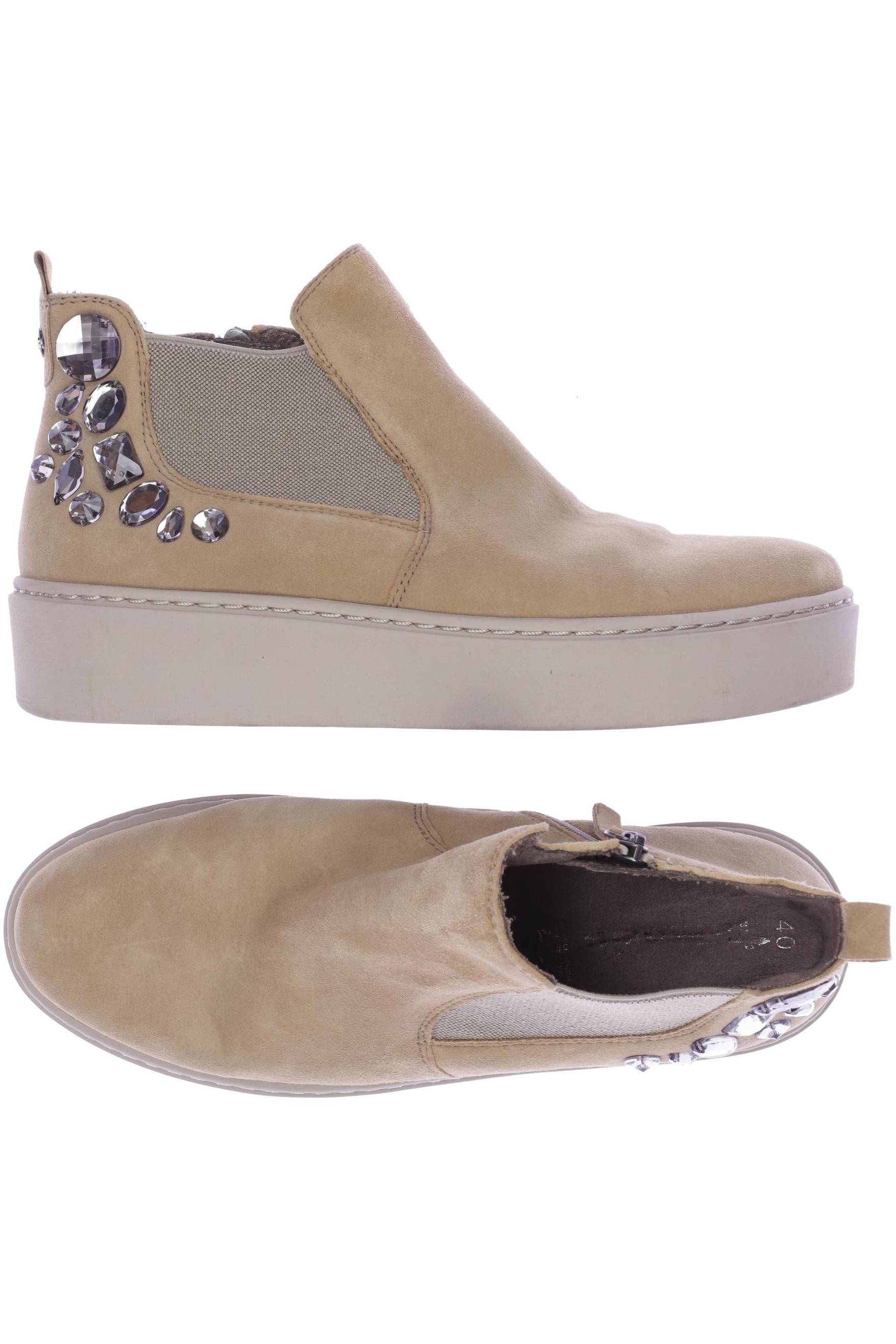

Tamaris Damen Stiefelette, beige, Gr. 40