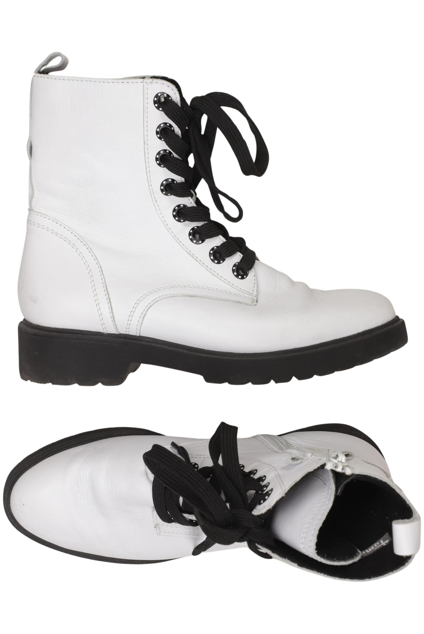 

Tamaris Damen Stiefelette, weiß, Gr. 38