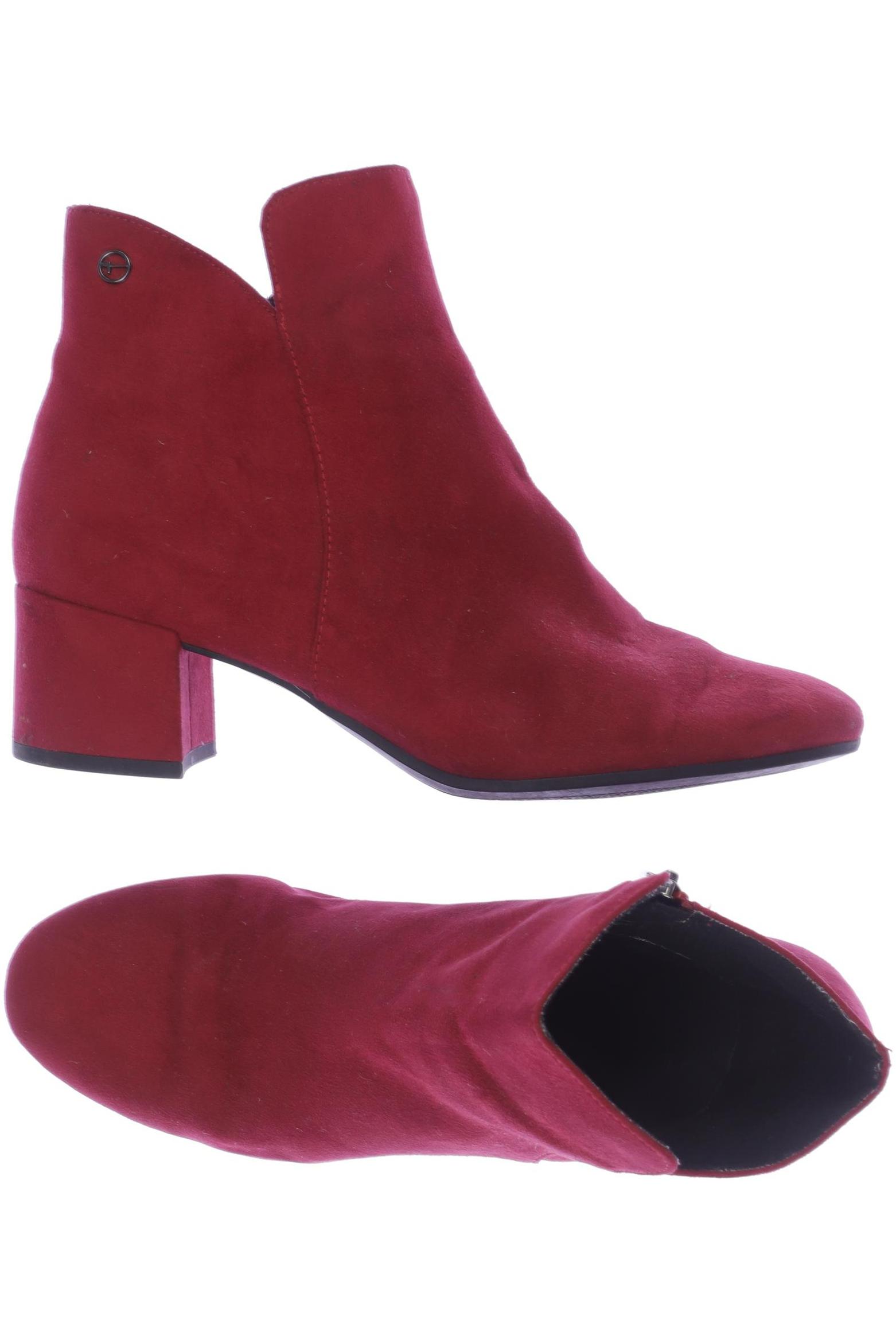 

Tamaris Damen Stiefelette, rot, Gr. 40