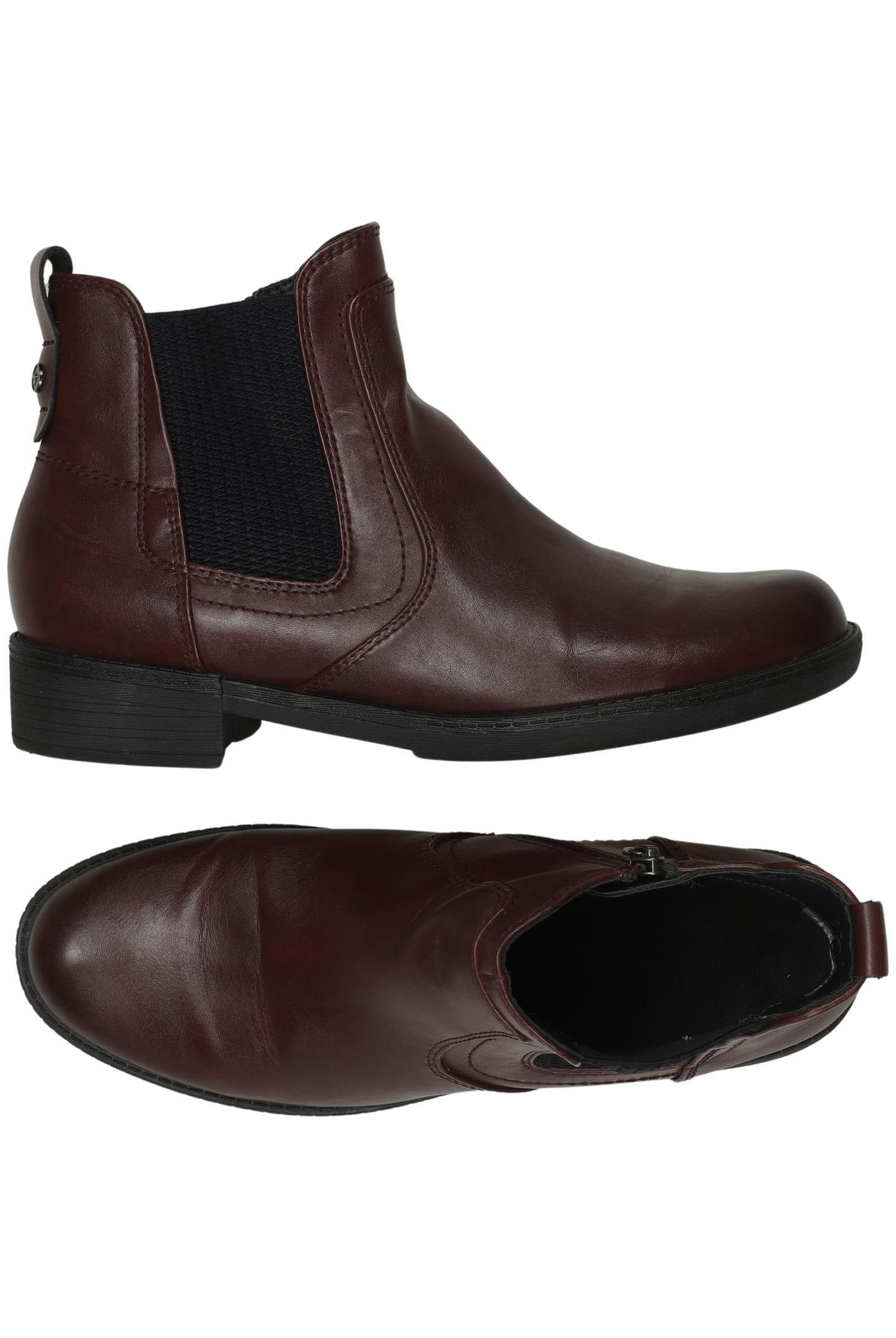 

Tamaris Damen Stiefelette, bordeaux, Gr. 42
