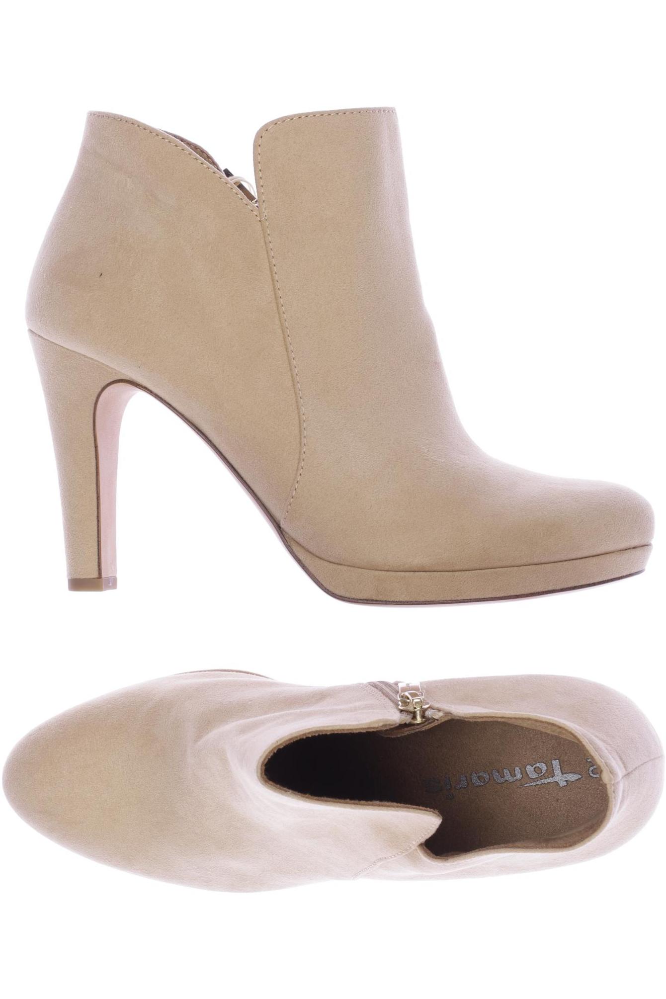 

Tamaris Damen Stiefelette, beige, Gr. 40
