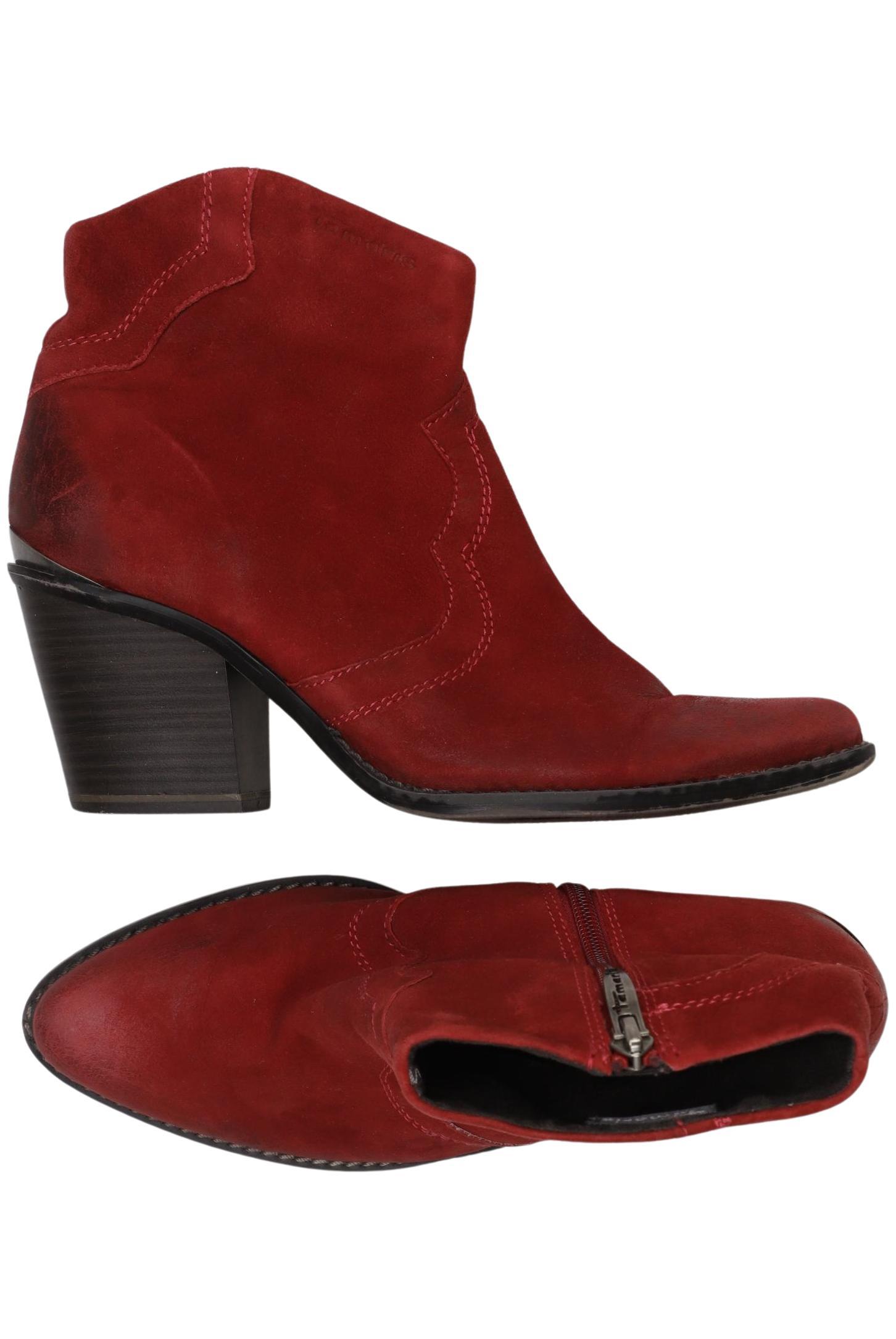 

Tamaris Damen Stiefelette, rot, Gr. 37