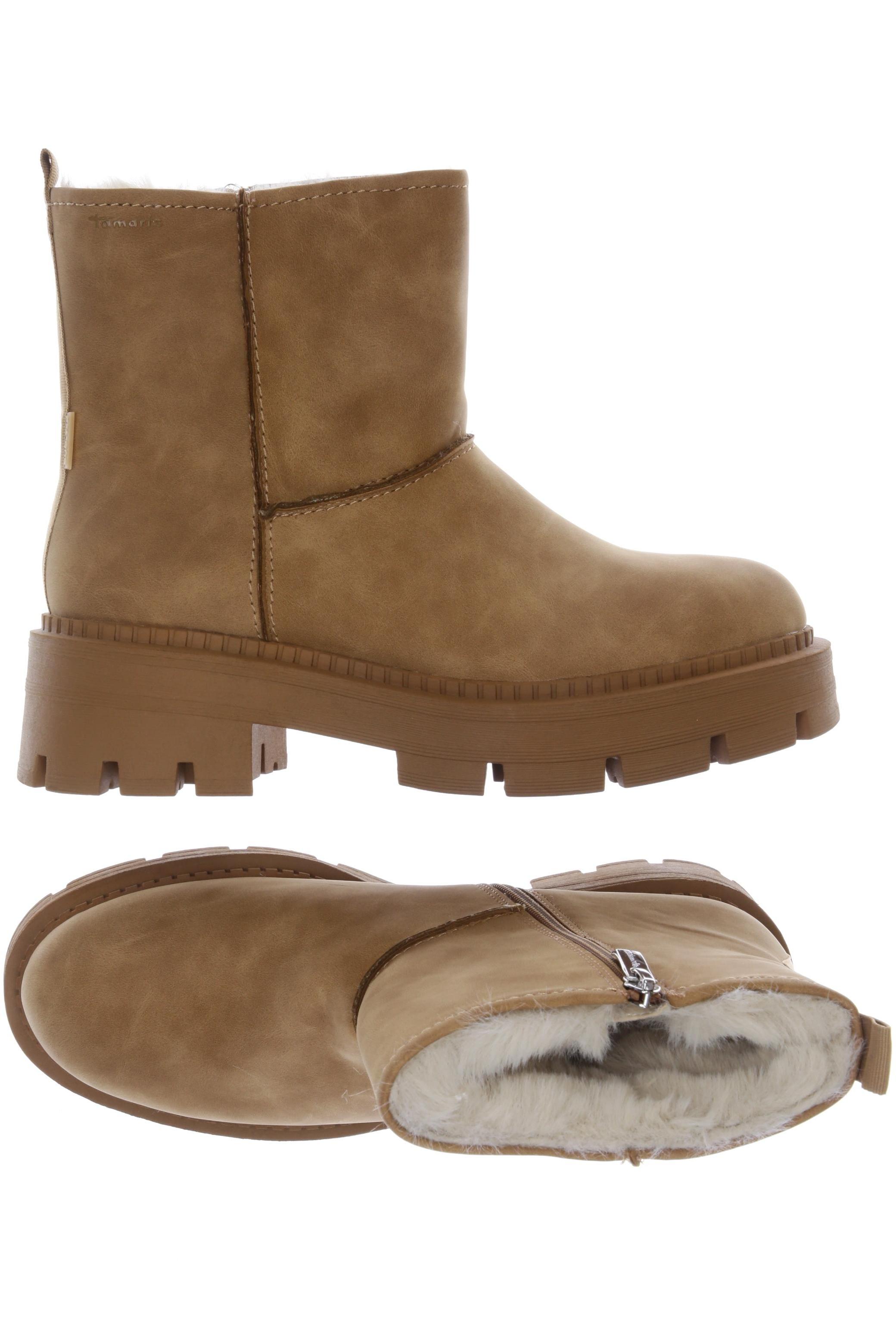 

Tamaris Damen Stiefelette, beige, Gr. 39