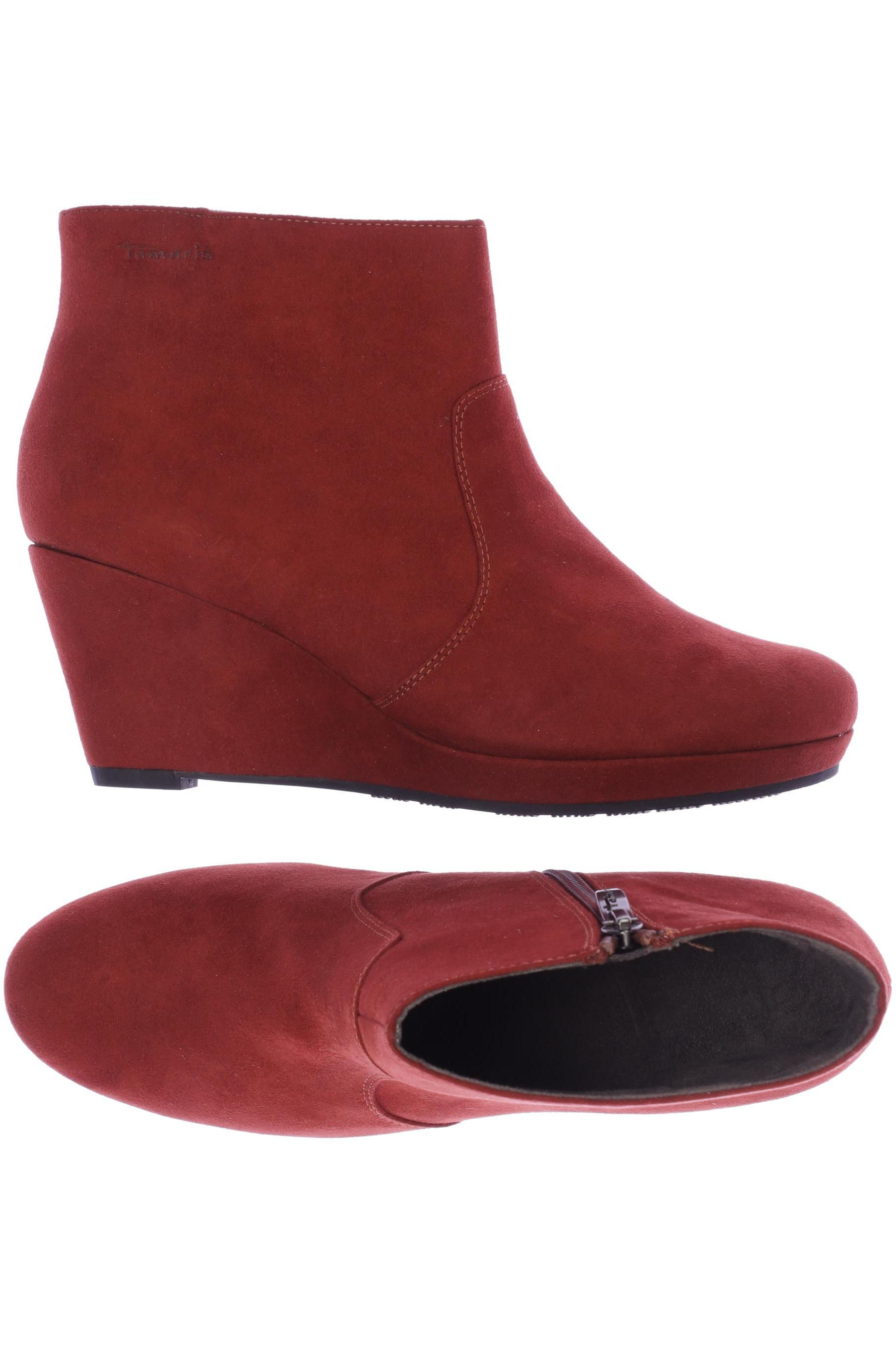 

Tamaris Damen Stiefelette, rot, Gr. 40