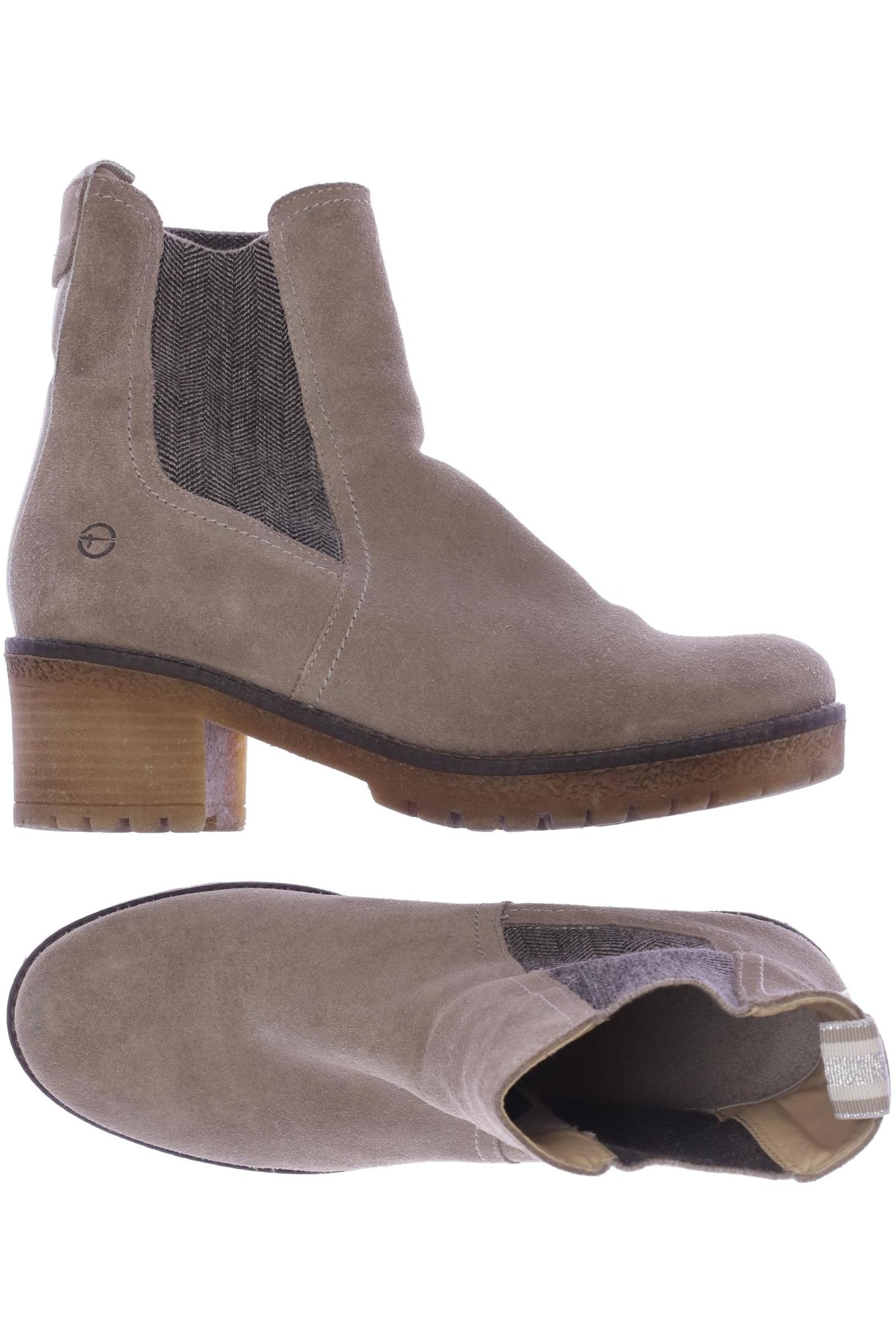 

Tamaris Damen Stiefelette, beige, Gr. 40