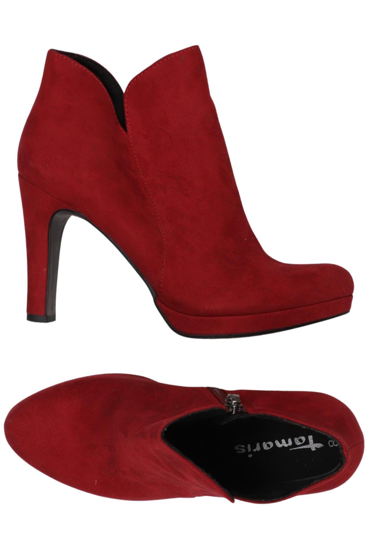 

Tamaris Damen Stiefelette, rot, Gr. 38