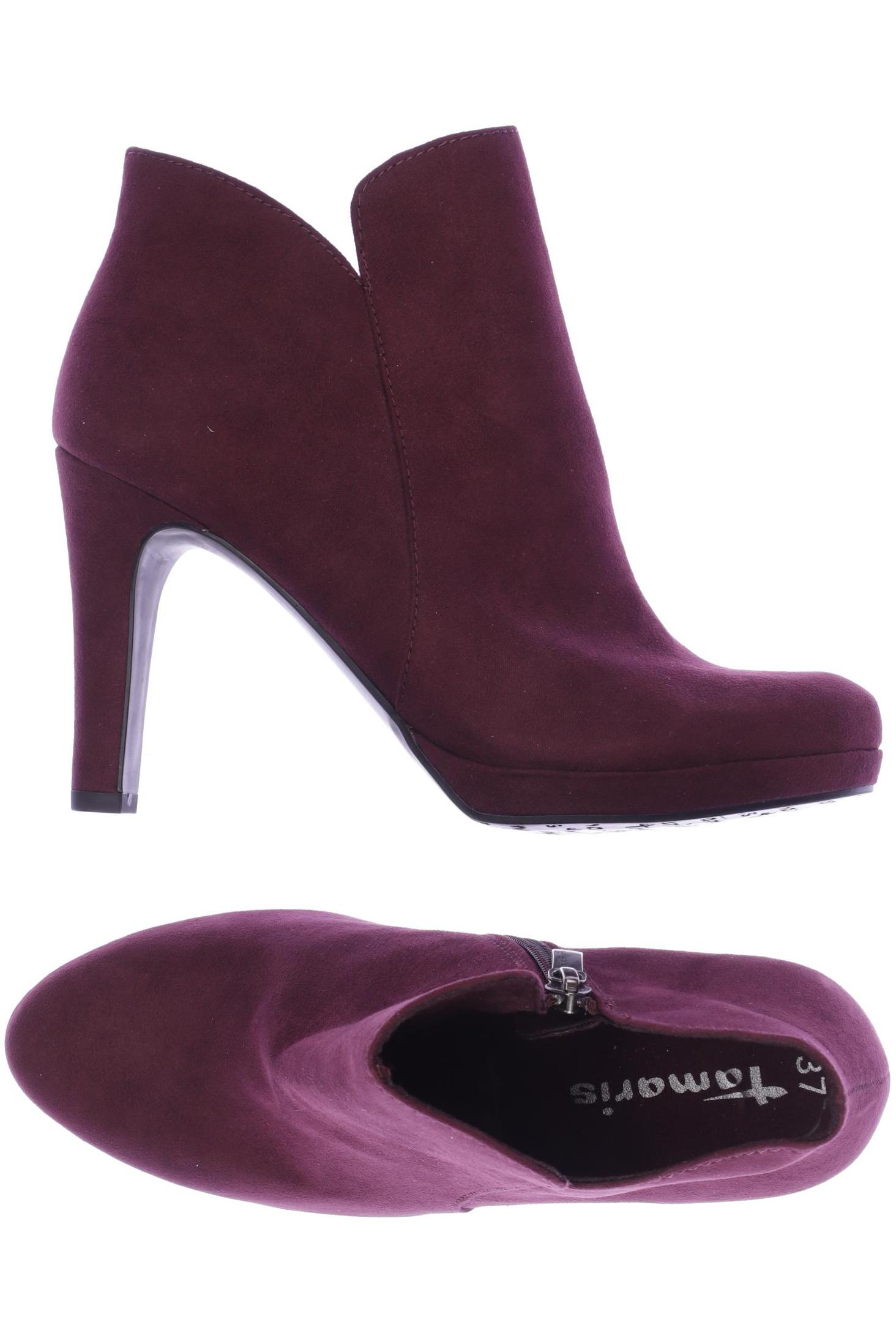 

Tamaris Damen Stiefelette, bordeaux, Gr. 37