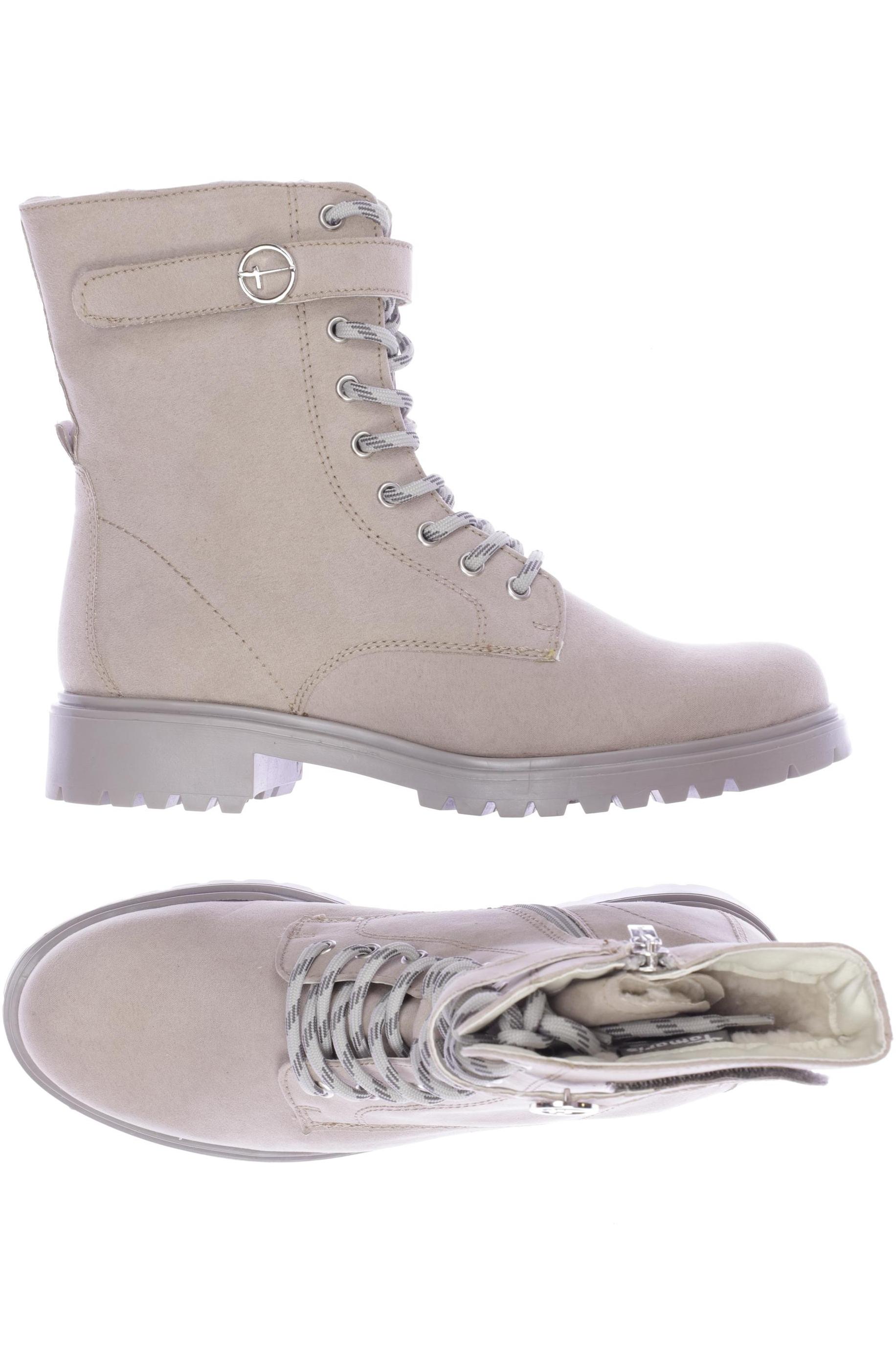

Tamaris Damen Stiefelette, beige, Gr. 39