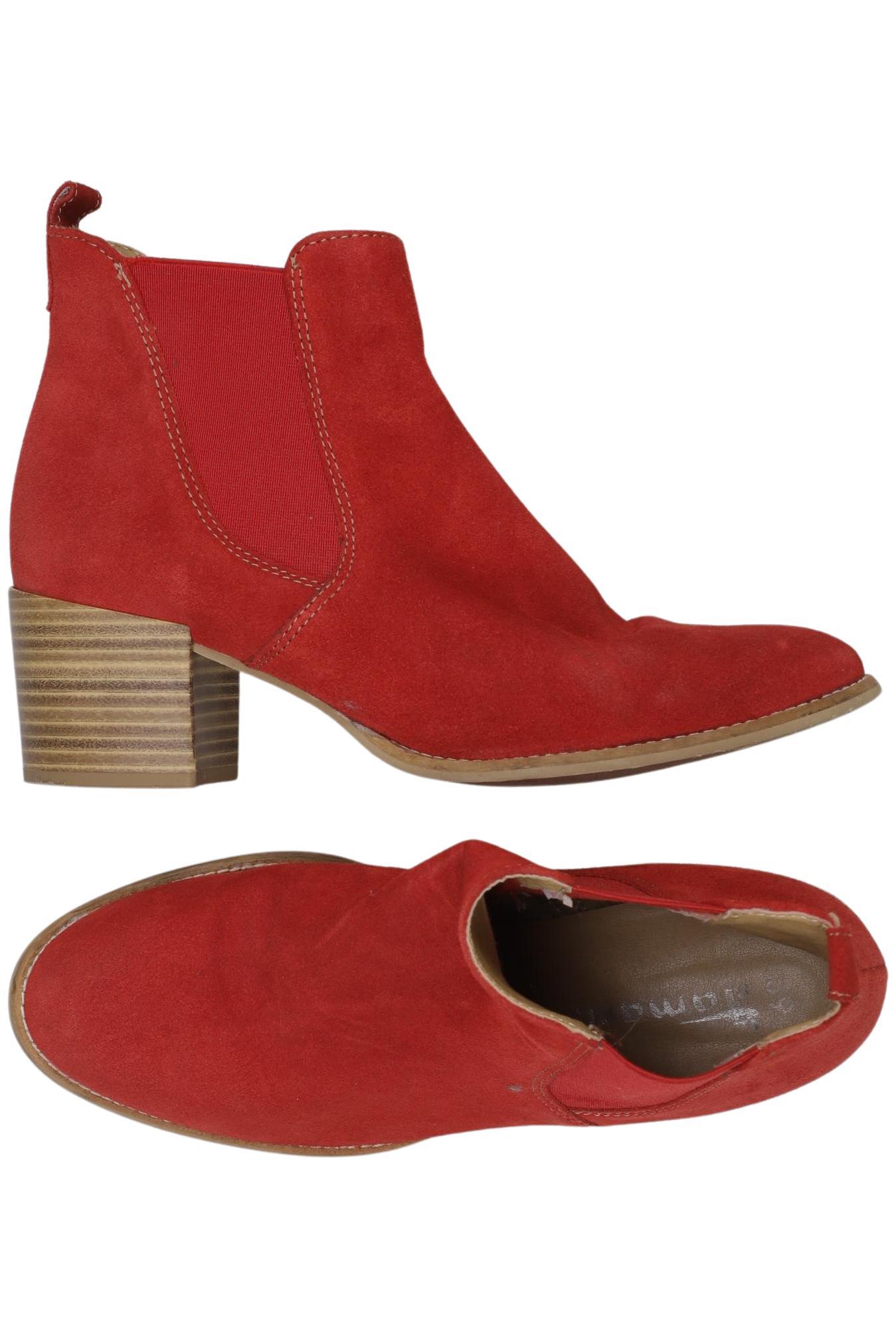 

Tamaris Damen Stiefelette, rot, Gr. 39