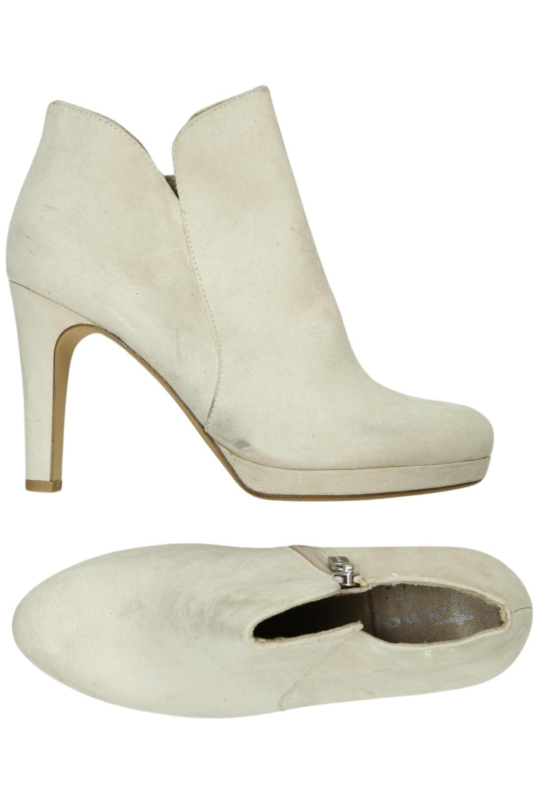 

Tamaris Damen Stiefelette, cremeweiß, Gr. 37