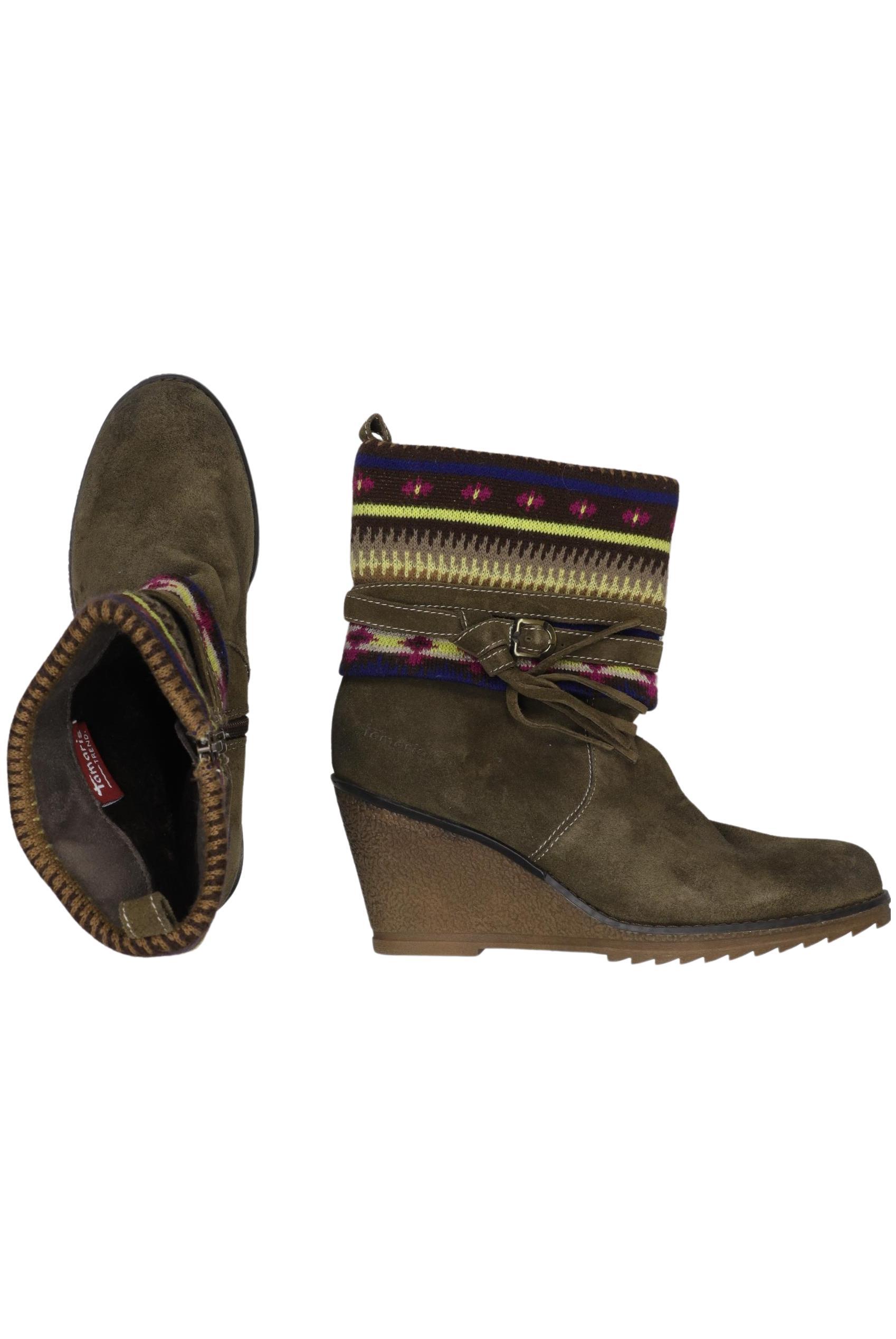 

Tamaris Damen Stiefelette, grün, Gr. 39