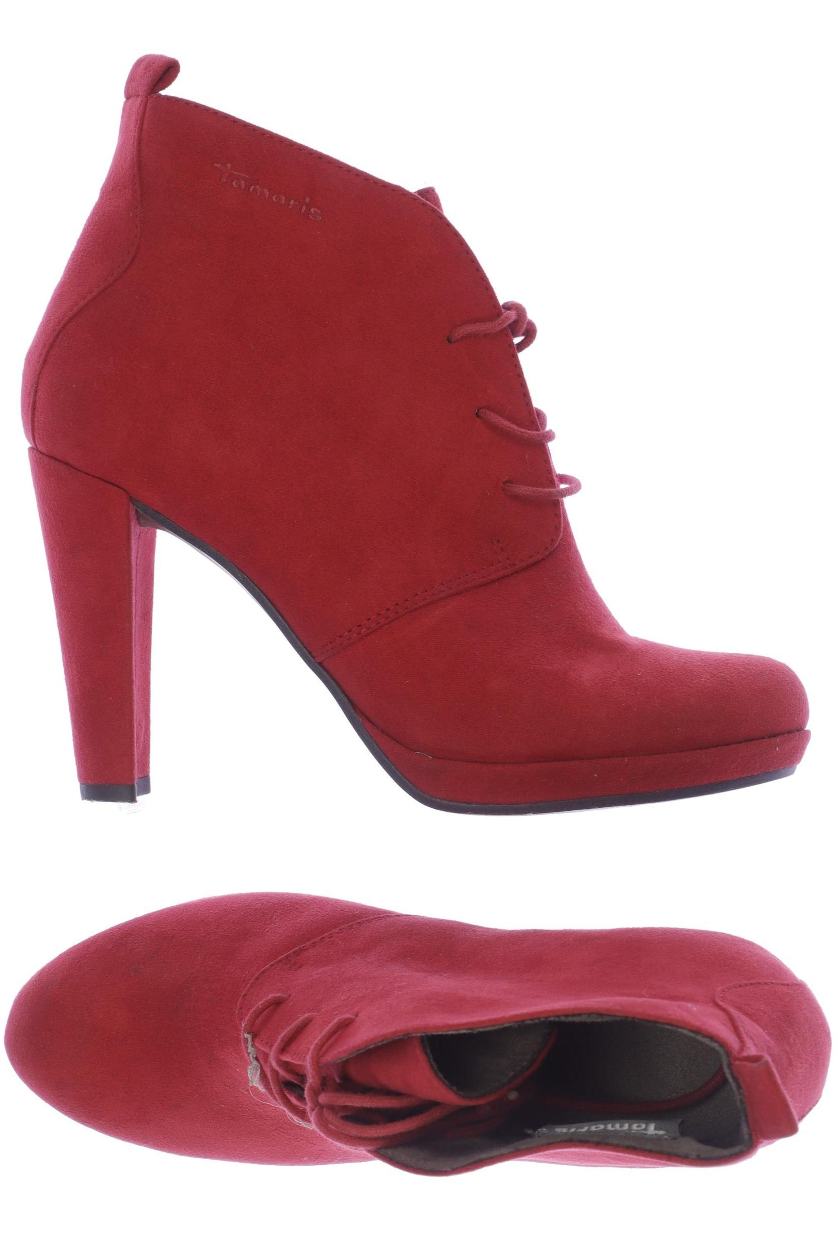 

Tamaris Damen Stiefelette, rot, Gr. 37