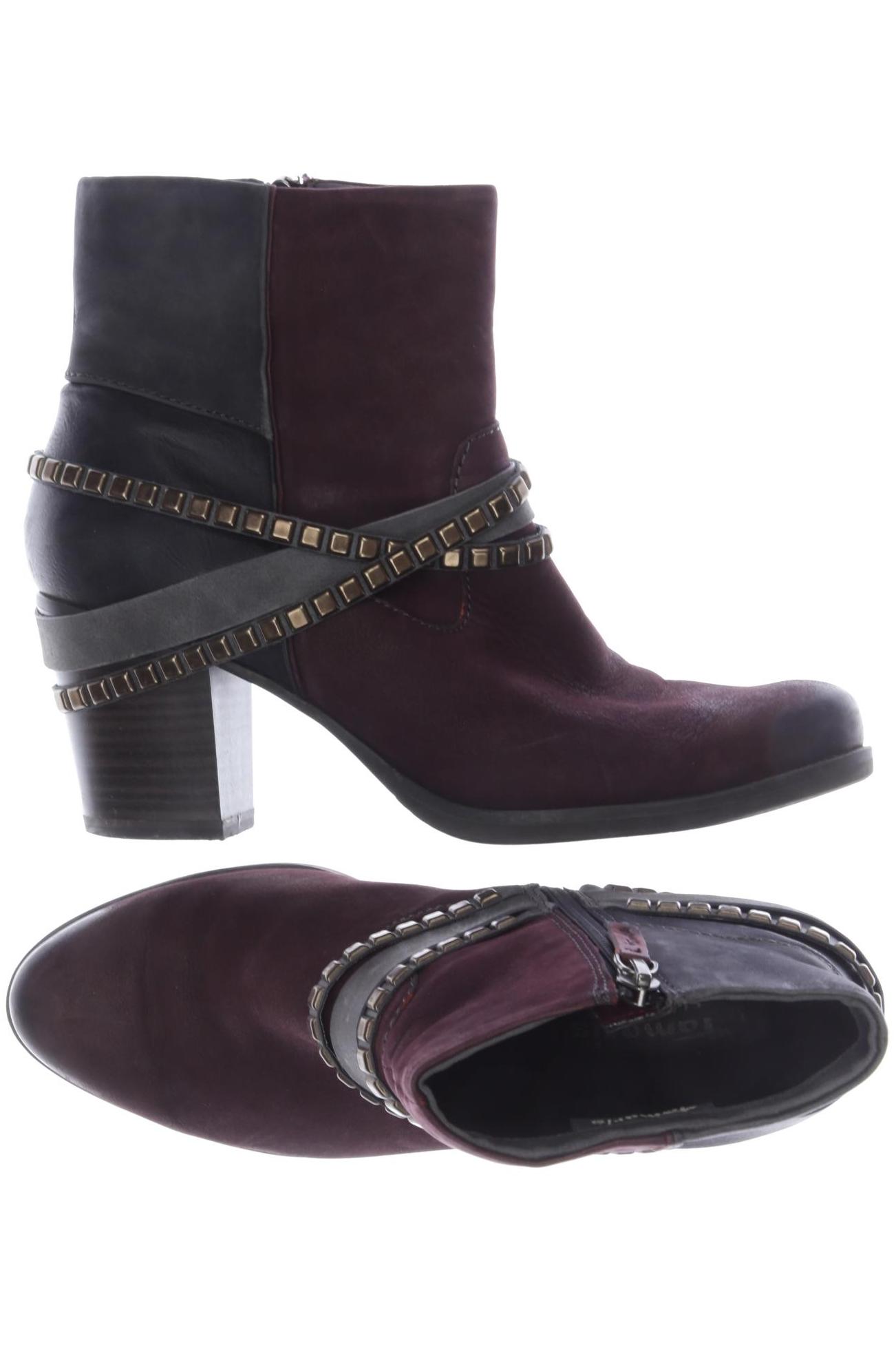 

Tamaris Damen Stiefelette, bordeaux, Gr. 39