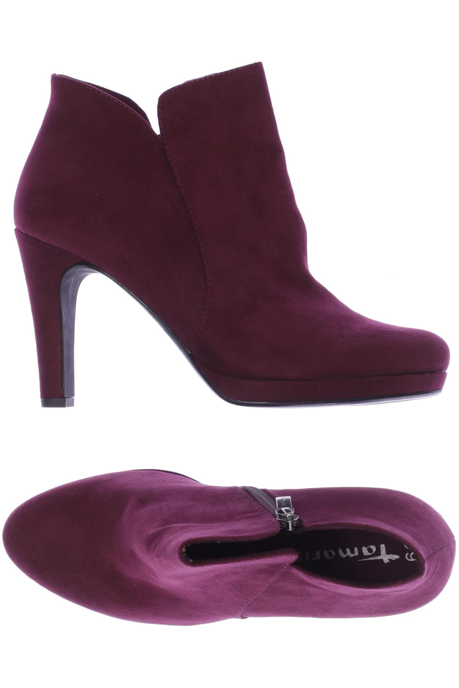 

Tamaris Damen Stiefelette, bordeaux, Gr. 39