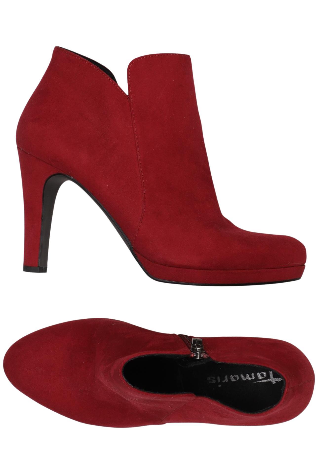 

Tamaris Damen Stiefelette, rot, Gr. 40