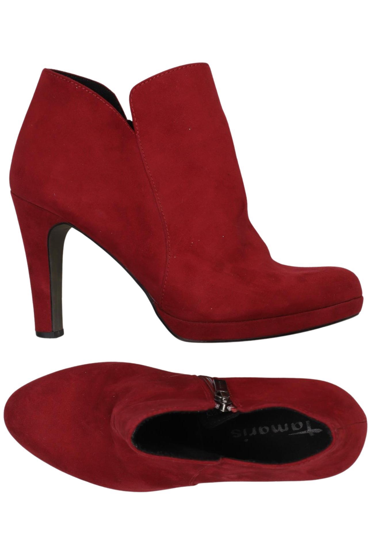 

Tamaris Damen Stiefelette, rot, Gr. 38