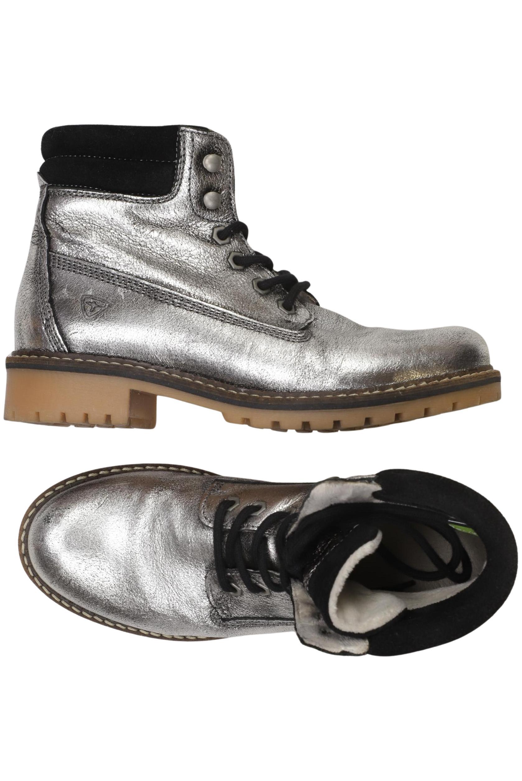 

Tamaris Damen Stiefelette, silber, Gr. 39