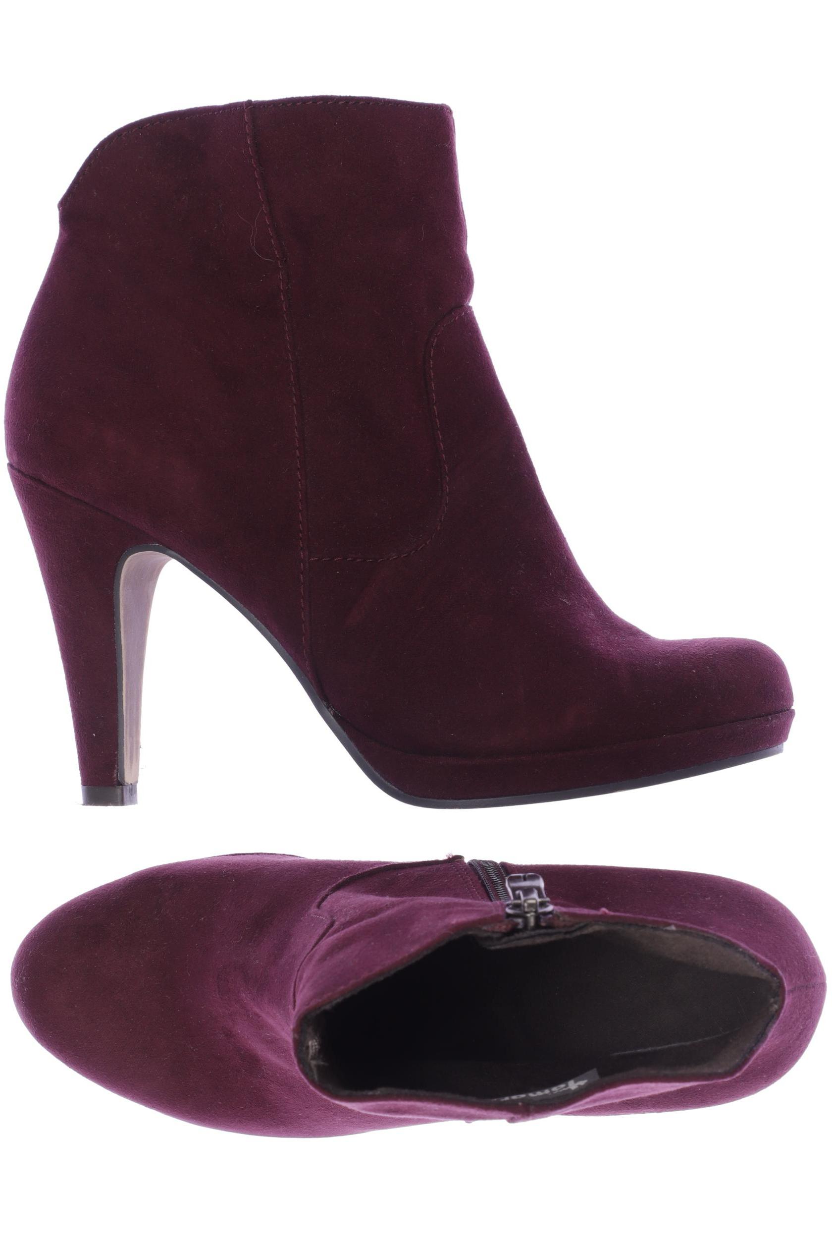 

Tamaris Damen Stiefelette, bordeaux, Gr. 37