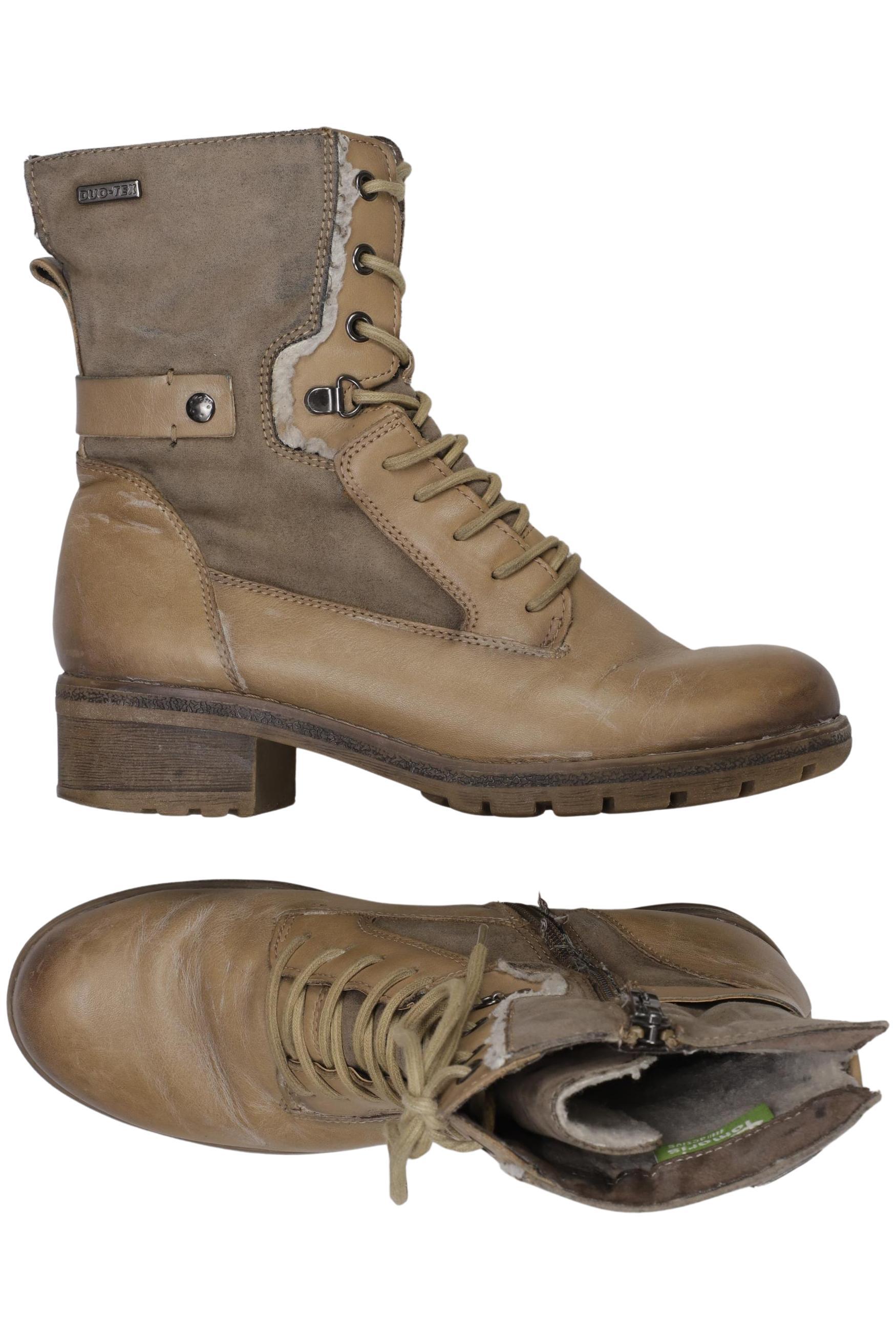 

Tamaris Damen Stiefelette, beige, Gr. 39