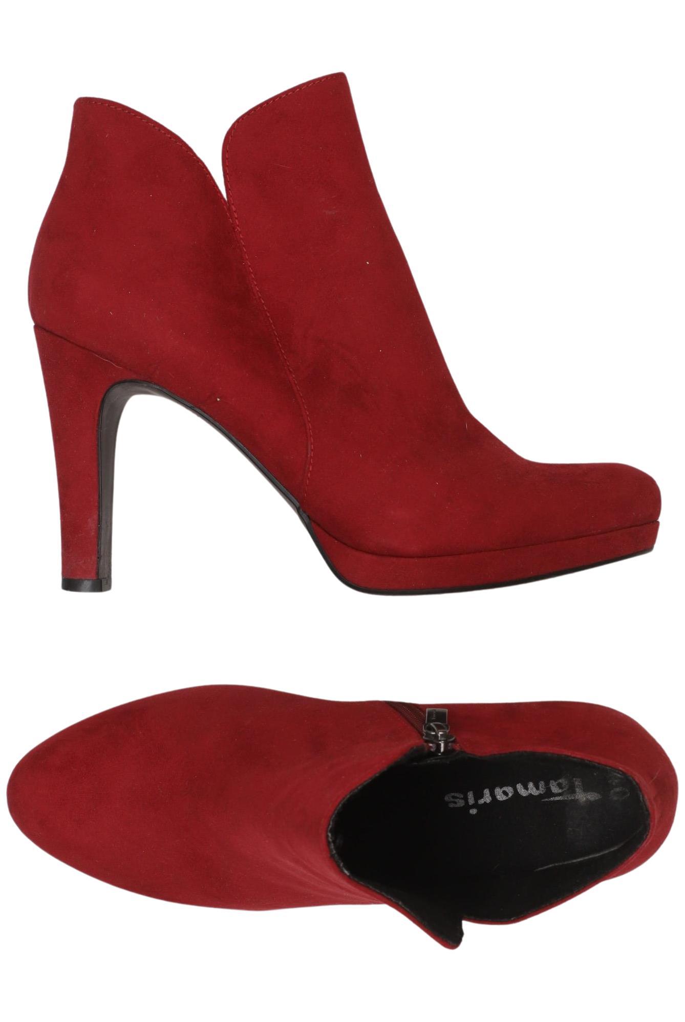 

Tamaris Damen Stiefelette, rot, Gr. 40