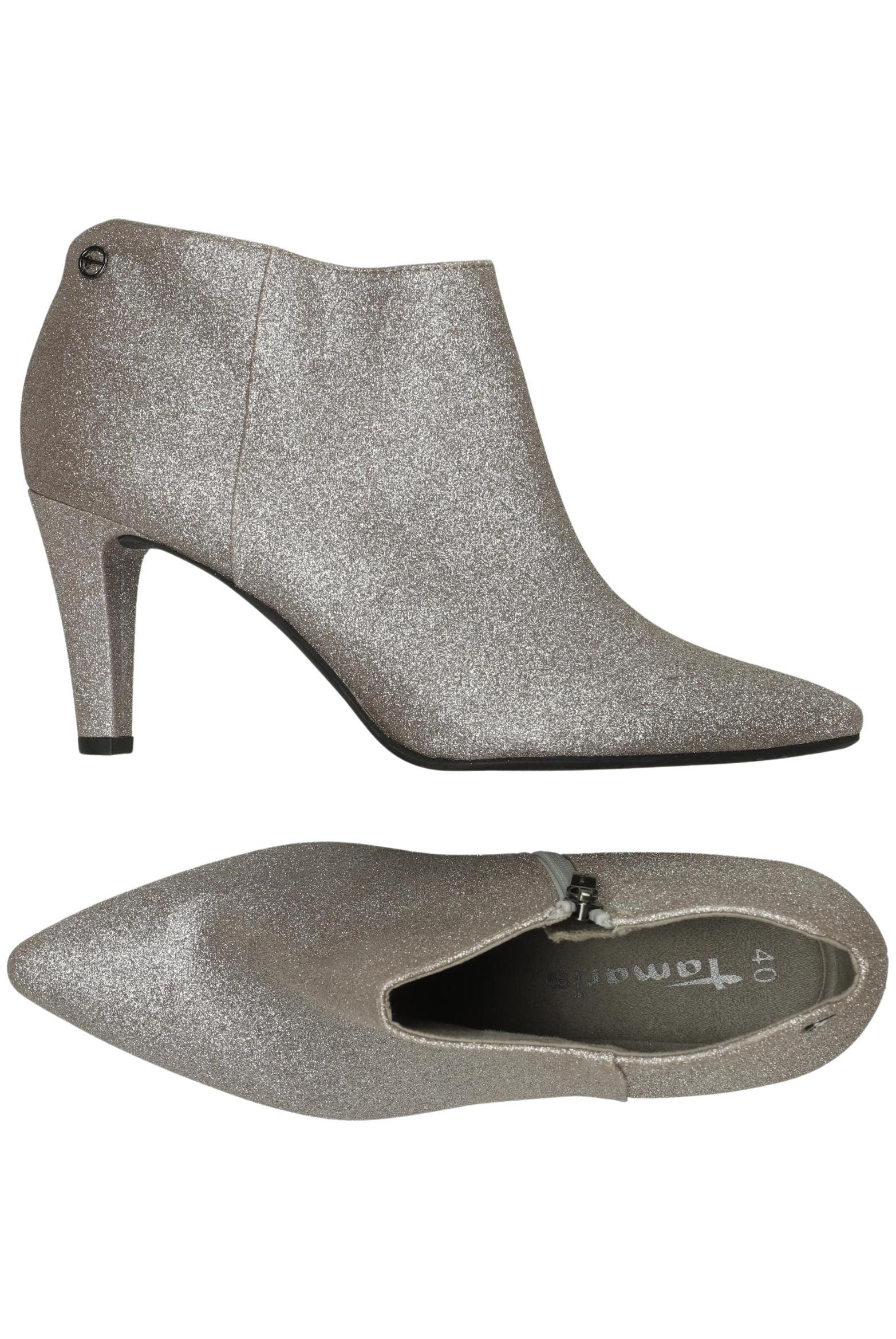 

Tamaris Damen Stiefelette, silber, Gr. 40
