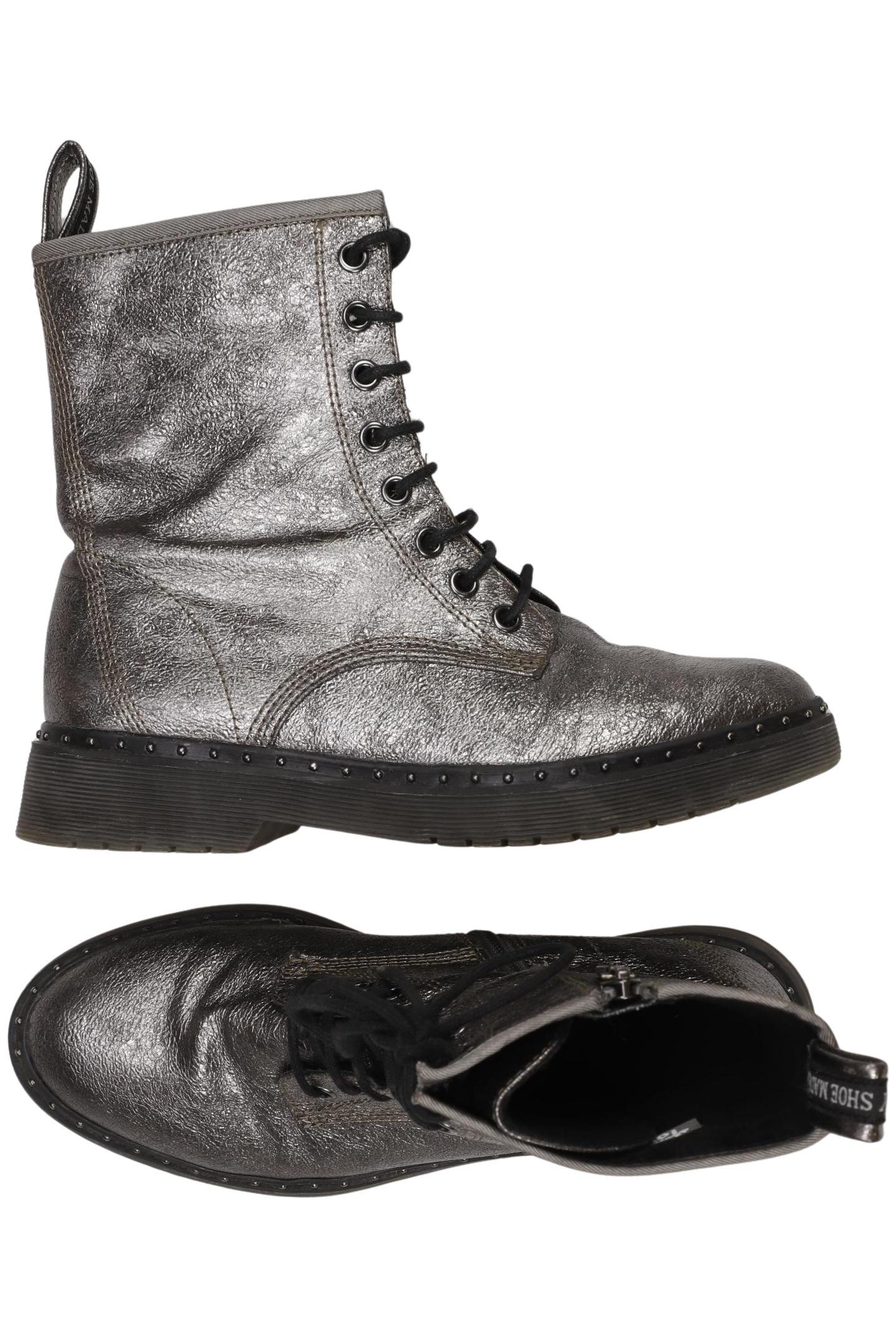 

Tamaris Damen Stiefelette, silber, Gr. 37