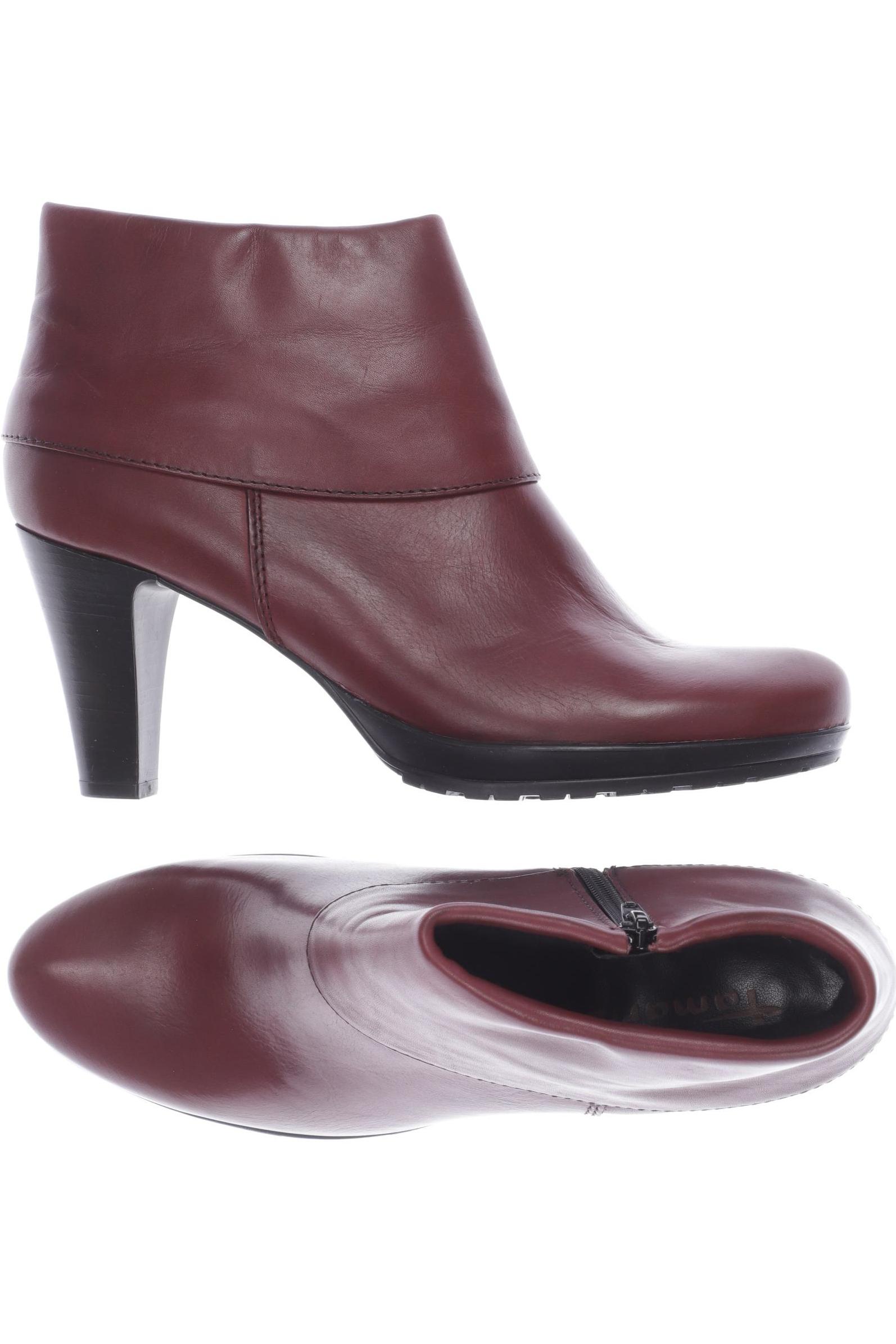 

Tamaris Damen Stiefelette, bordeaux, Gr. 40