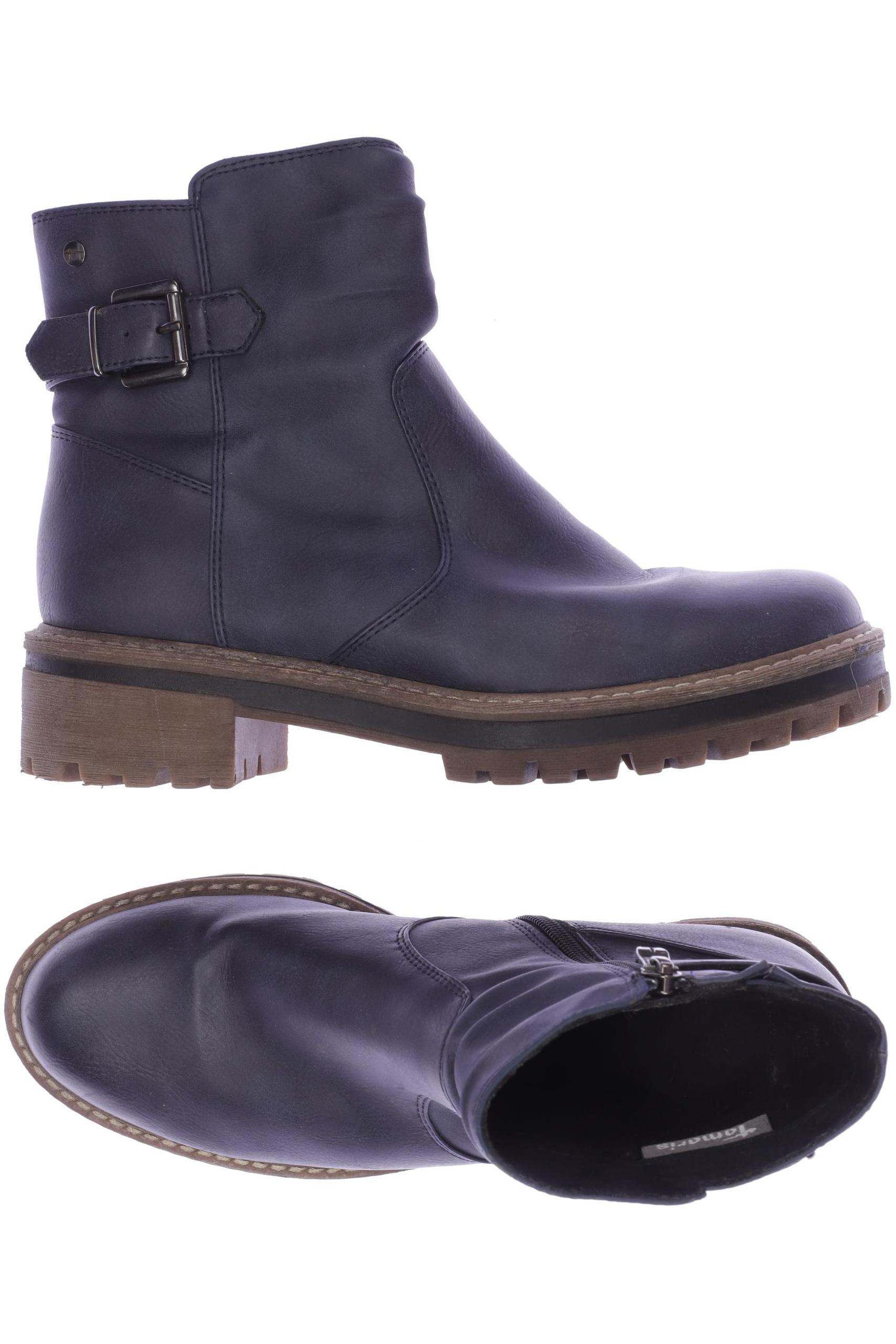 

Tamaris Damen Stiefelette, blau, Gr. 38