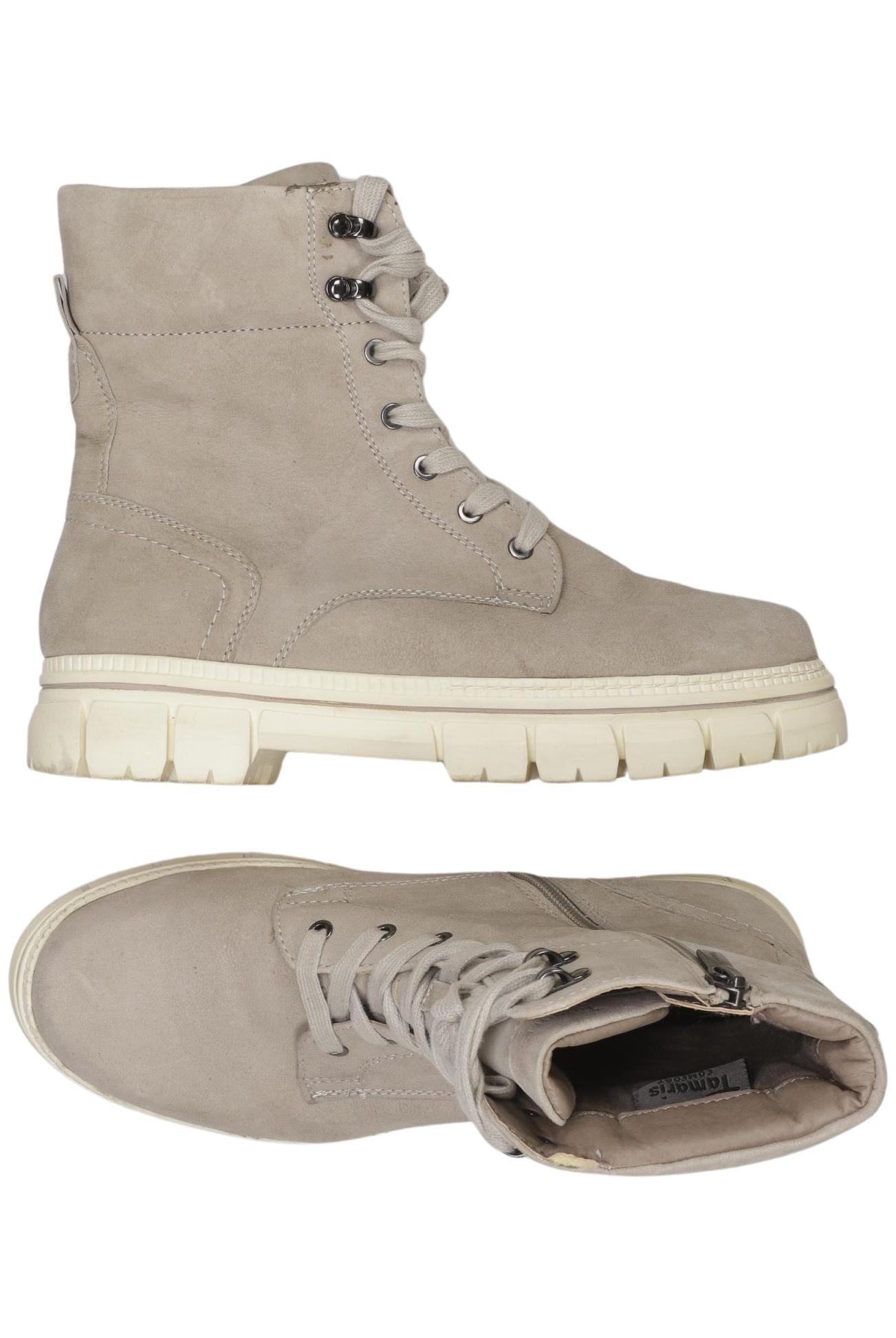 

Tamaris Damen Stiefelette, beige, Gr. 39