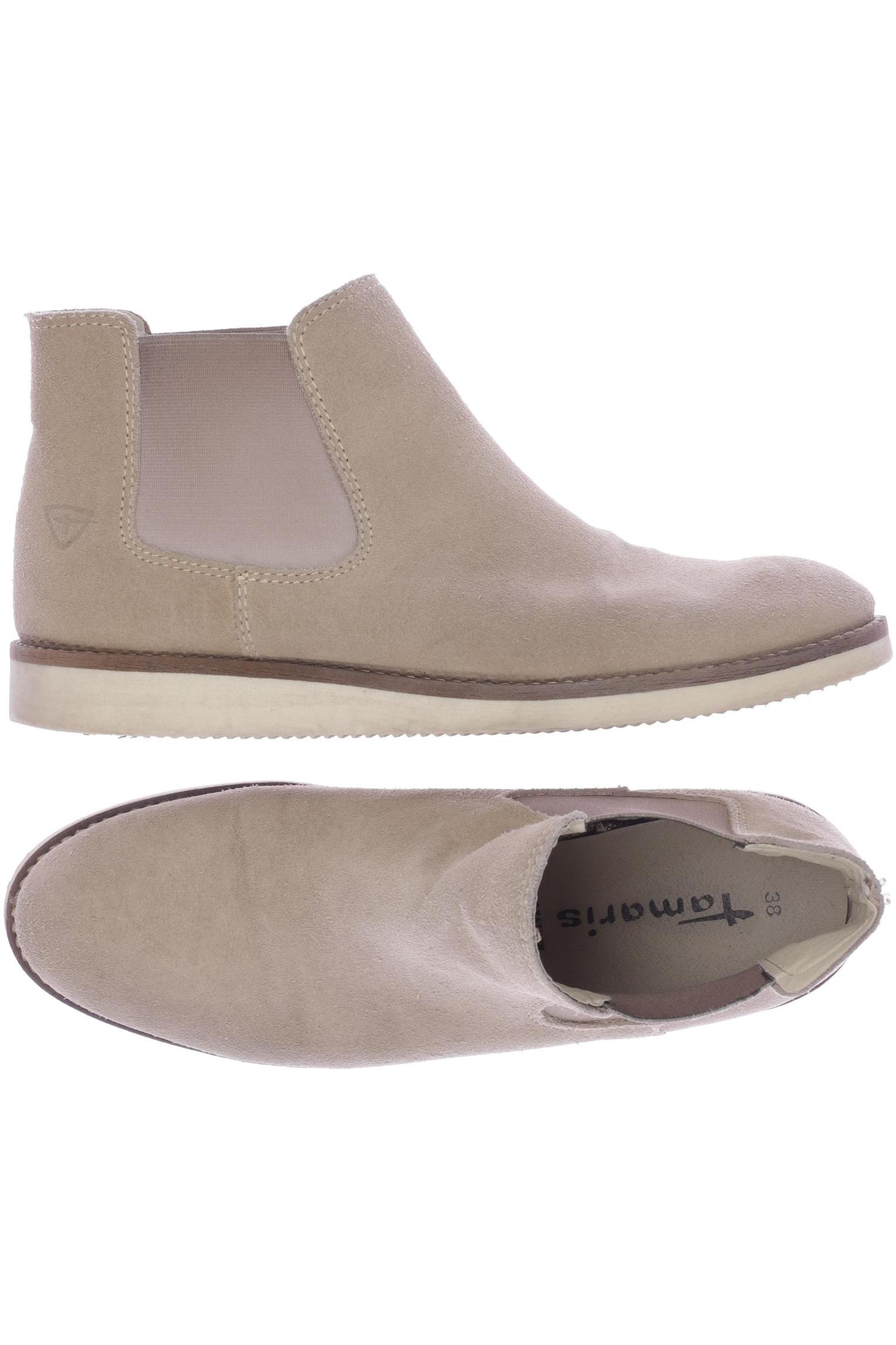 

Tamaris Damen Stiefelette, beige, Gr. 38