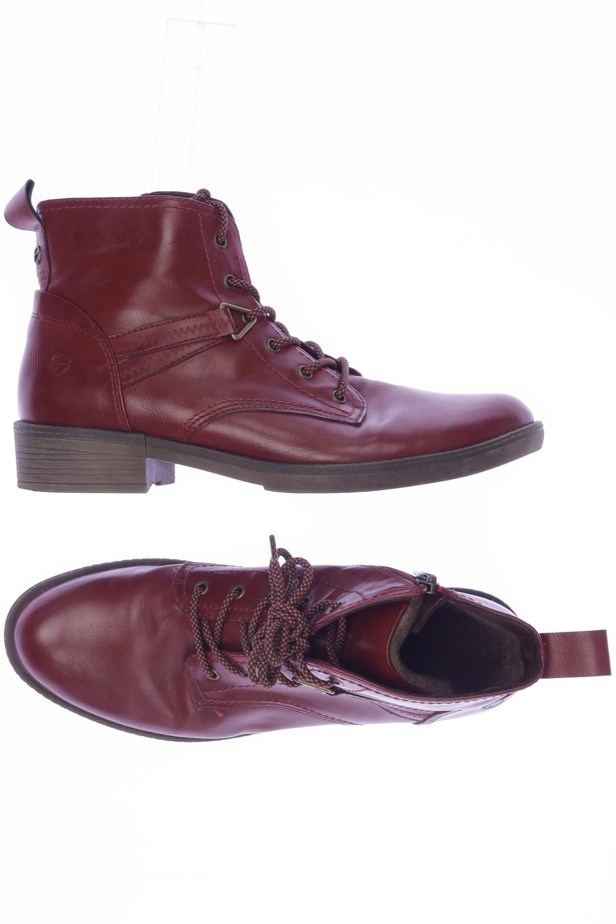 

Tamaris Damen Stiefelette, rot, Gr. 42