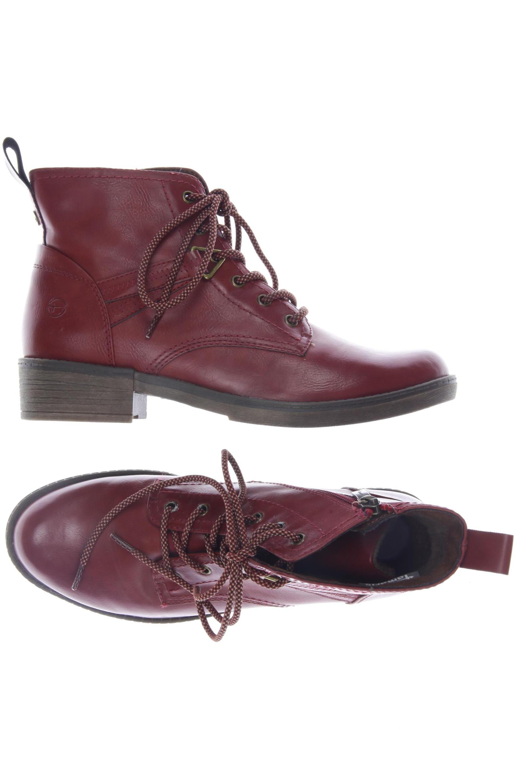 

Tamaris Damen Stiefelette, rot, Gr. 39