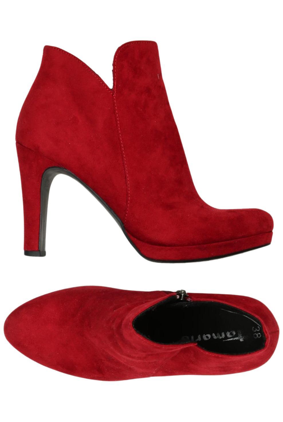 

Tamaris Damen Stiefelette, rot, Gr. 38