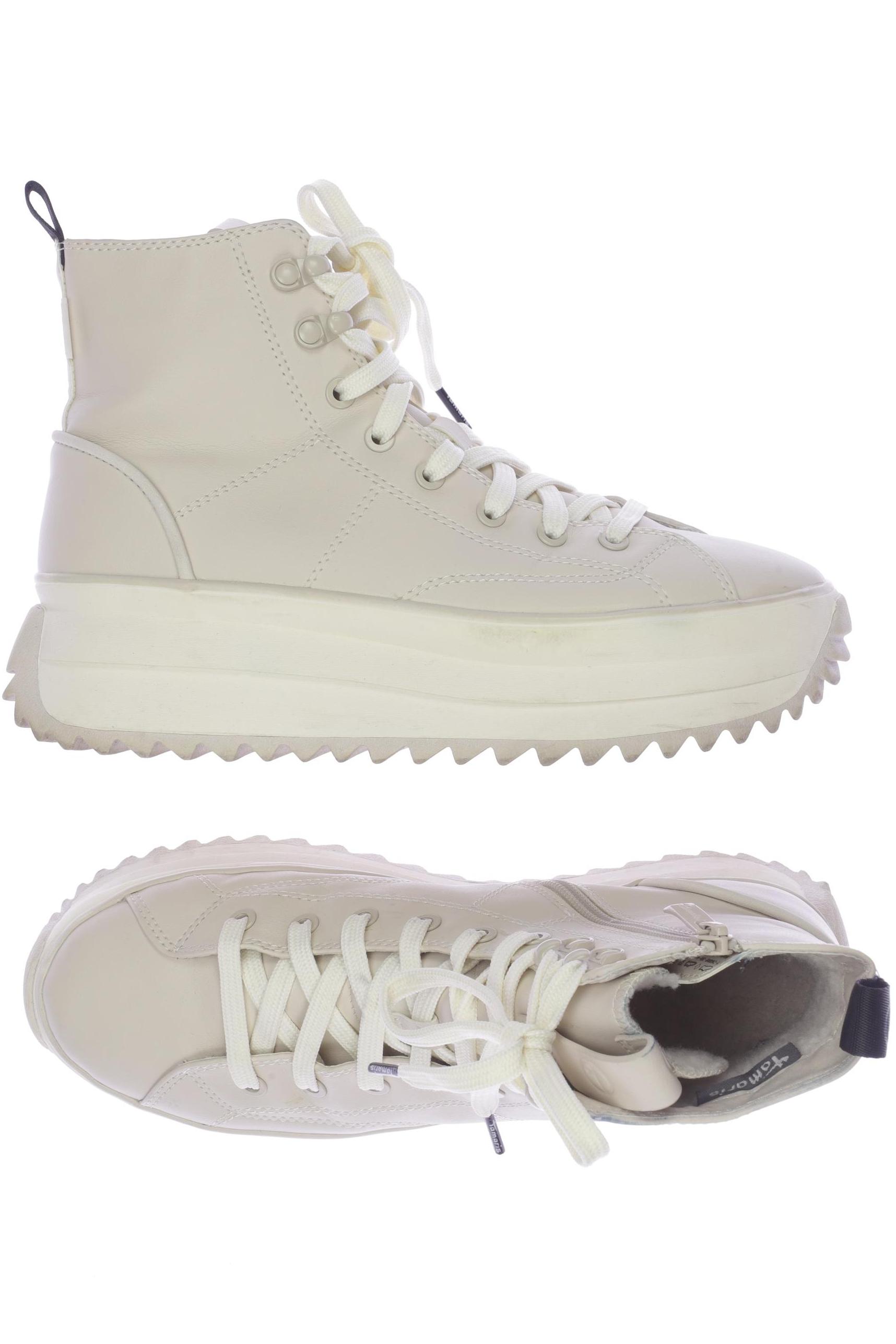 

Tamaris Damen Stiefelette, cremeweiß, Gr. 39
