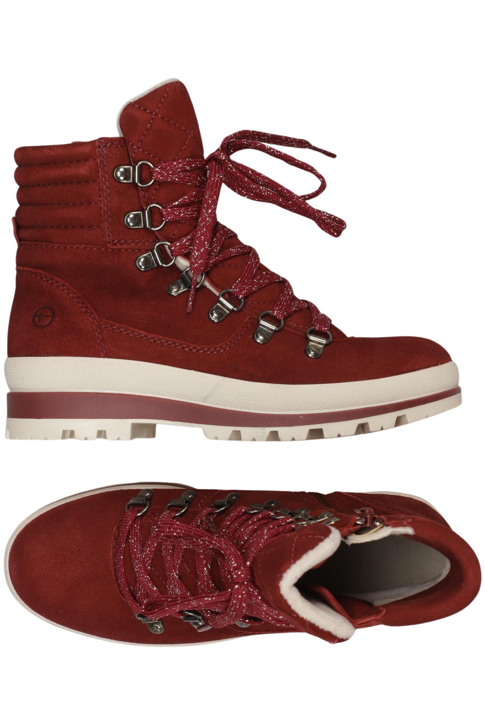 

Tamaris Damen Stiefelette, rot, Gr. 36
